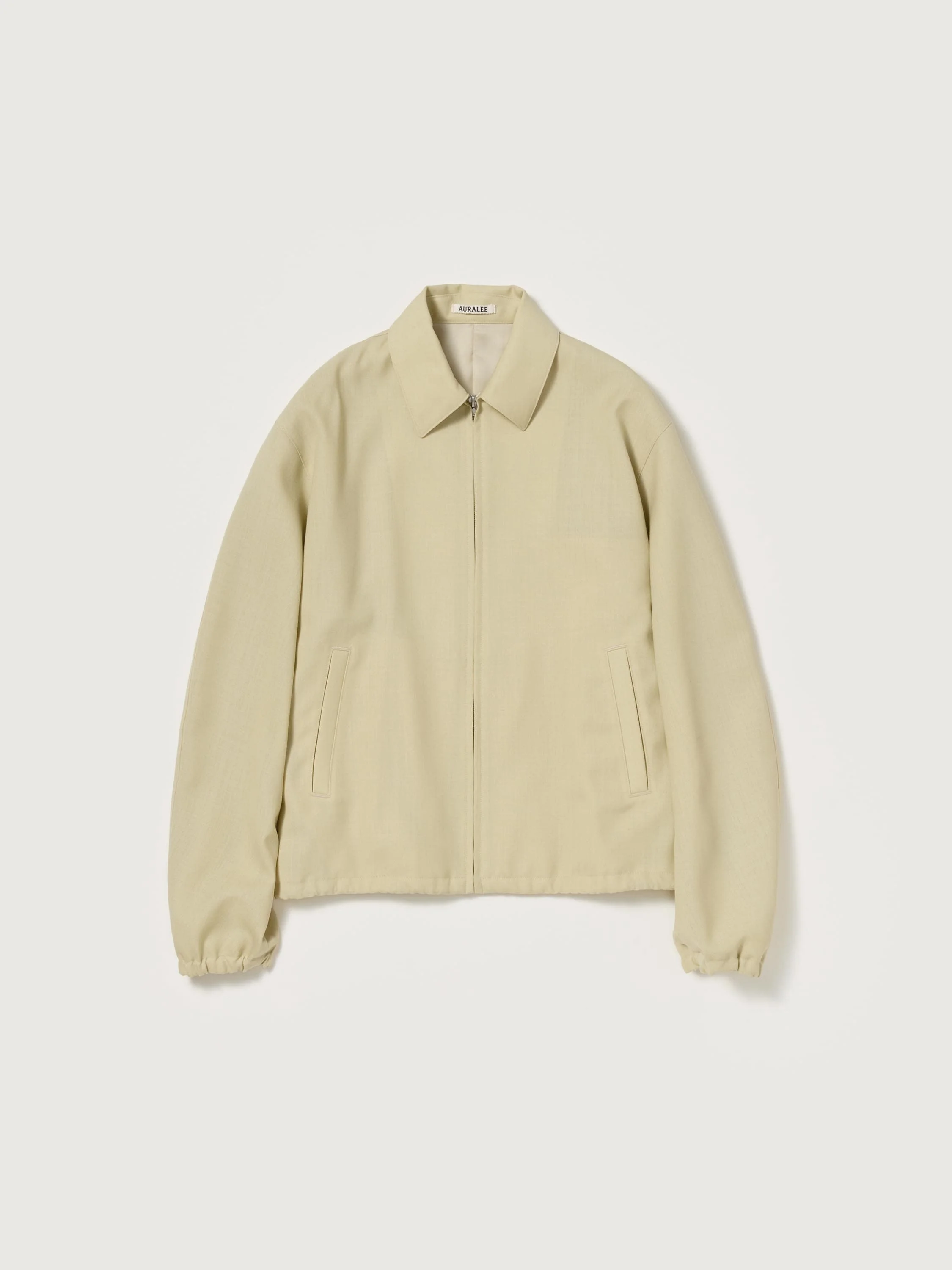 WOOL KID MOHAIR HOPSACK ZIP BLOUSON - 1