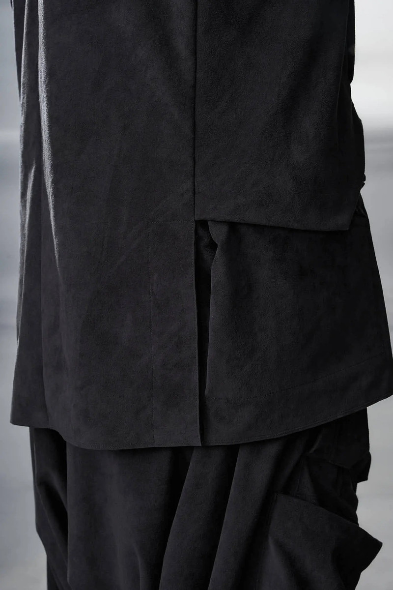 J130-TO Scrim Laced Ultra-Microfiber Blazer 30