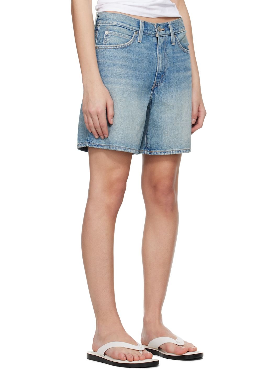 Blue 94 Baggy Denim Shorts - 2