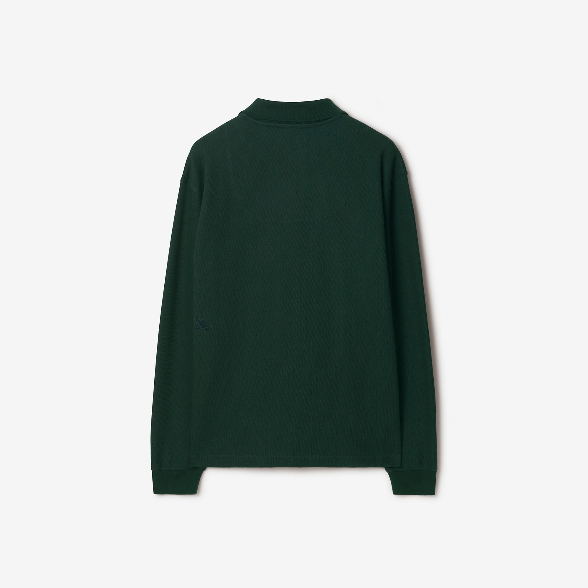 Long-sleeve Cotton Polo Shirt - 5