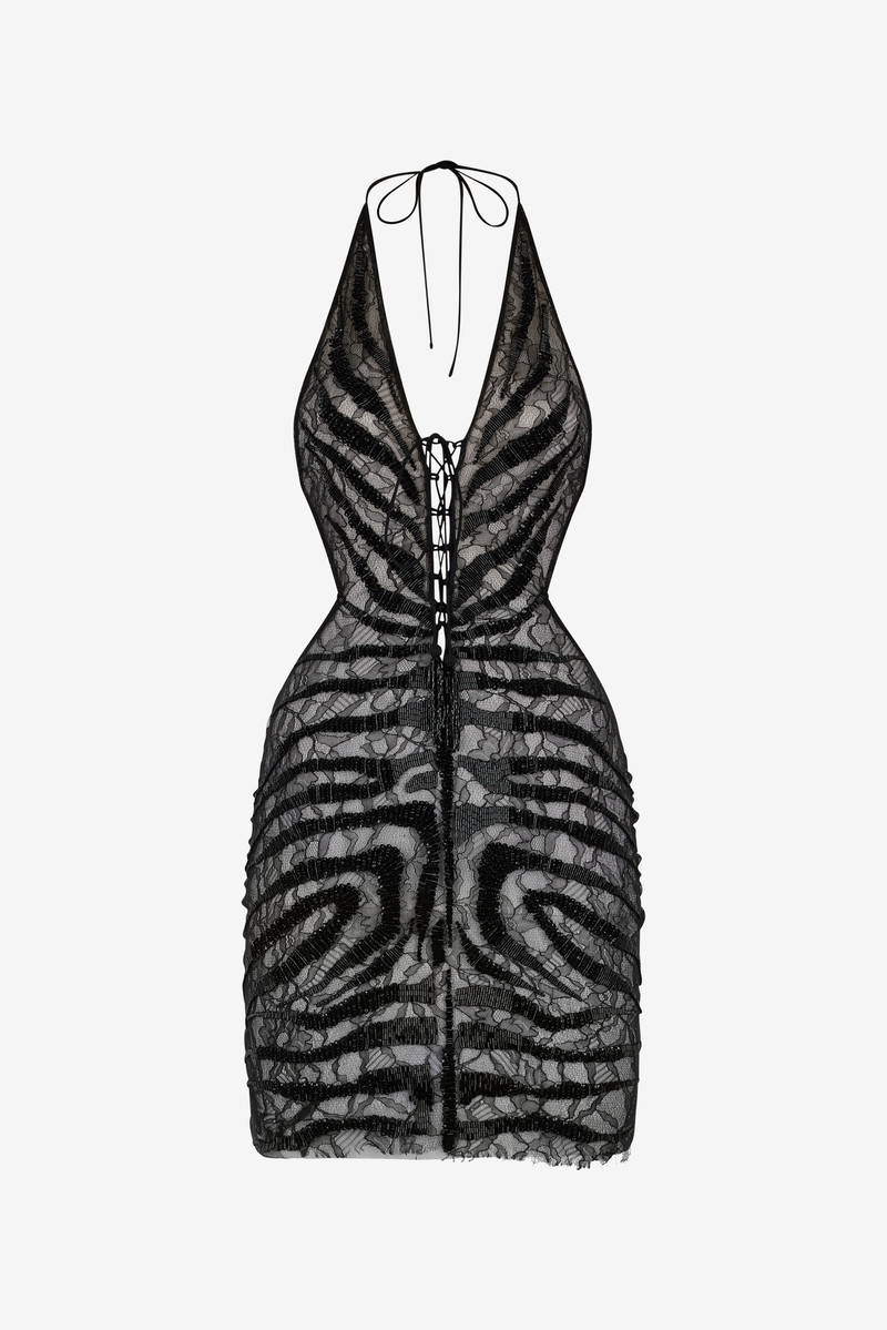 Ray Of Gold Sequined Mini Dress 1