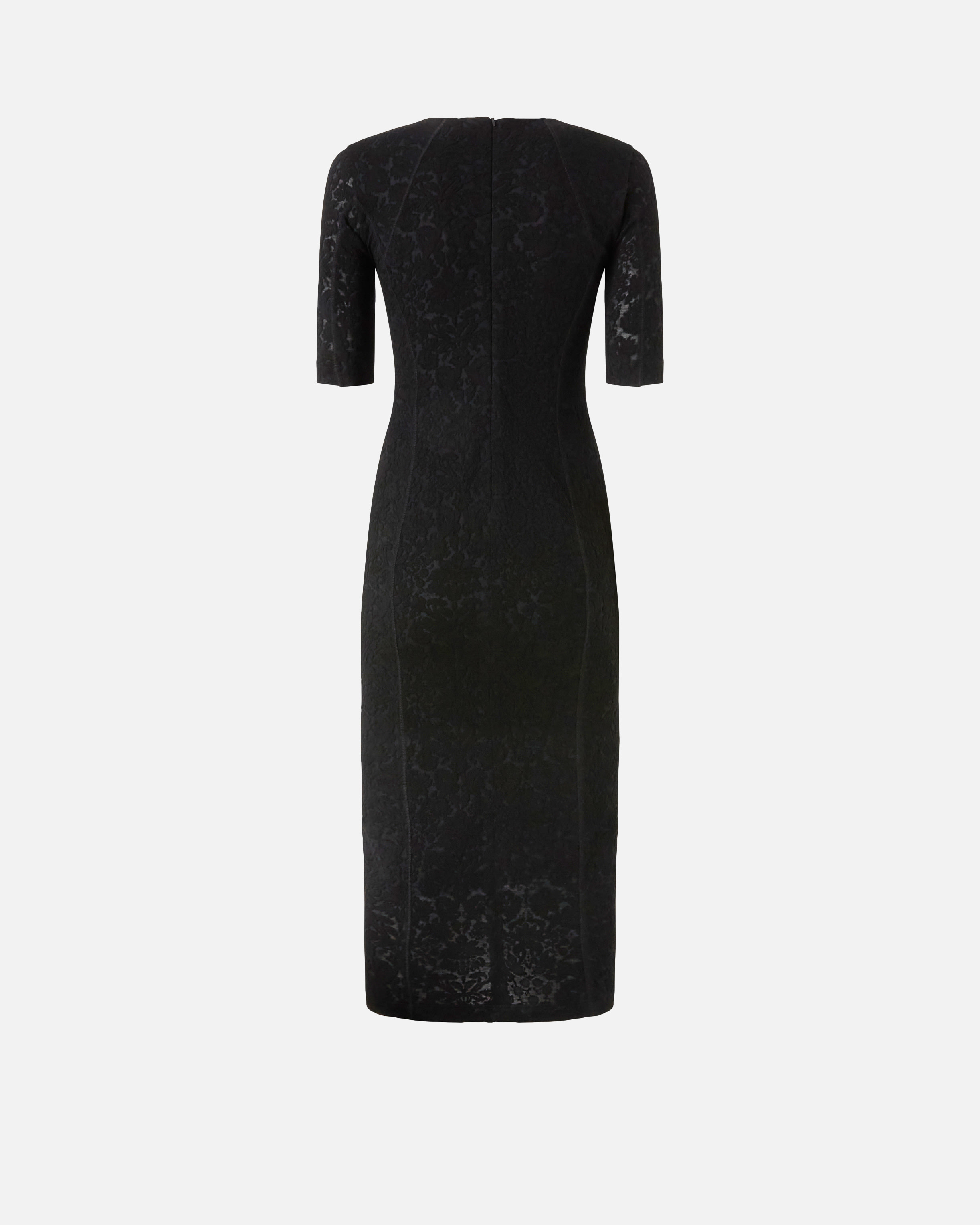 KNIT LACE MIDI DRESS - 6
