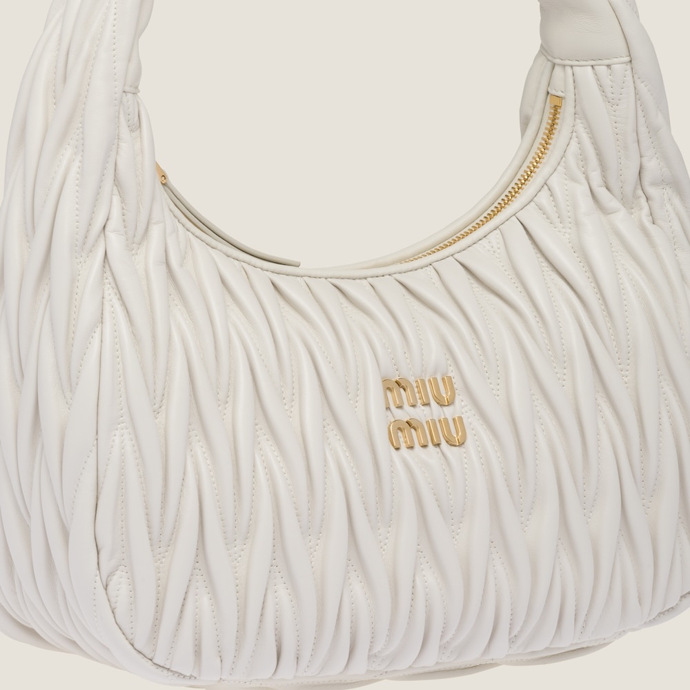 Wander matelassé nappa leather hobo bag - 5