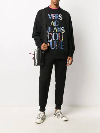 VERSACE JEANS COUTURE logo-print sweatshirt outlook