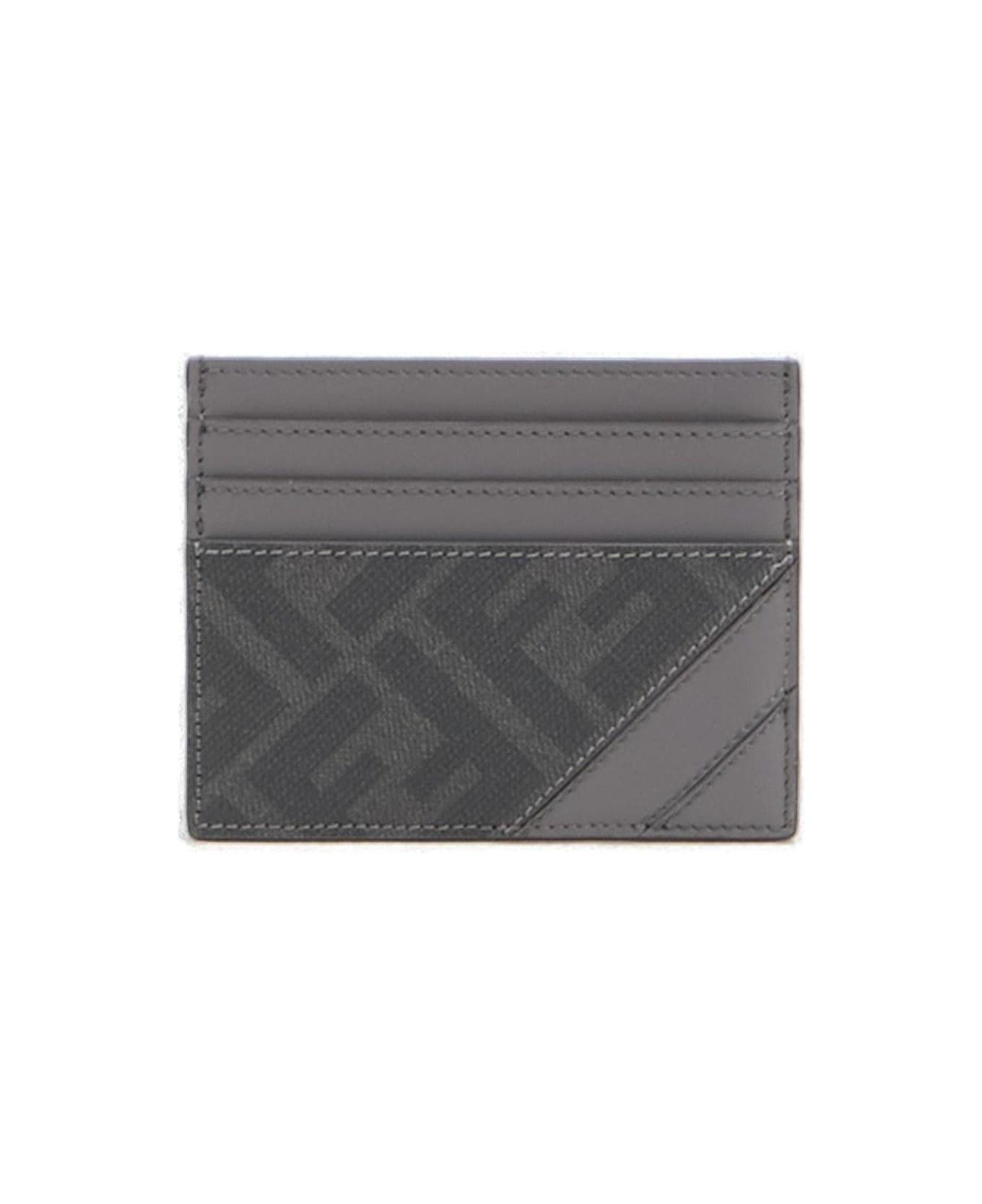 Diagonal Ff Printed Card Holder - 1