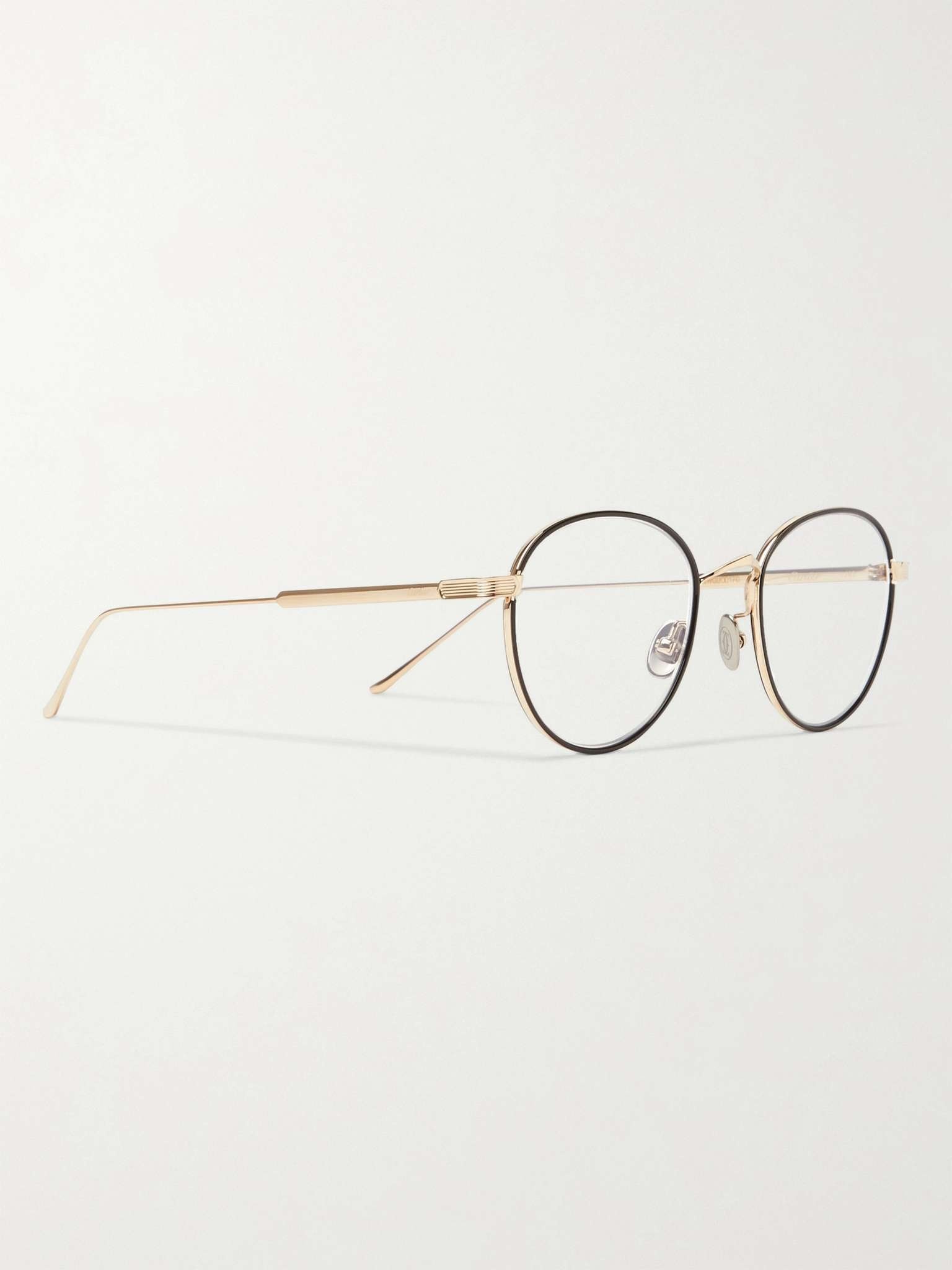 Round-Frame Gold-Tone and Acetate Optical Glasses - 3