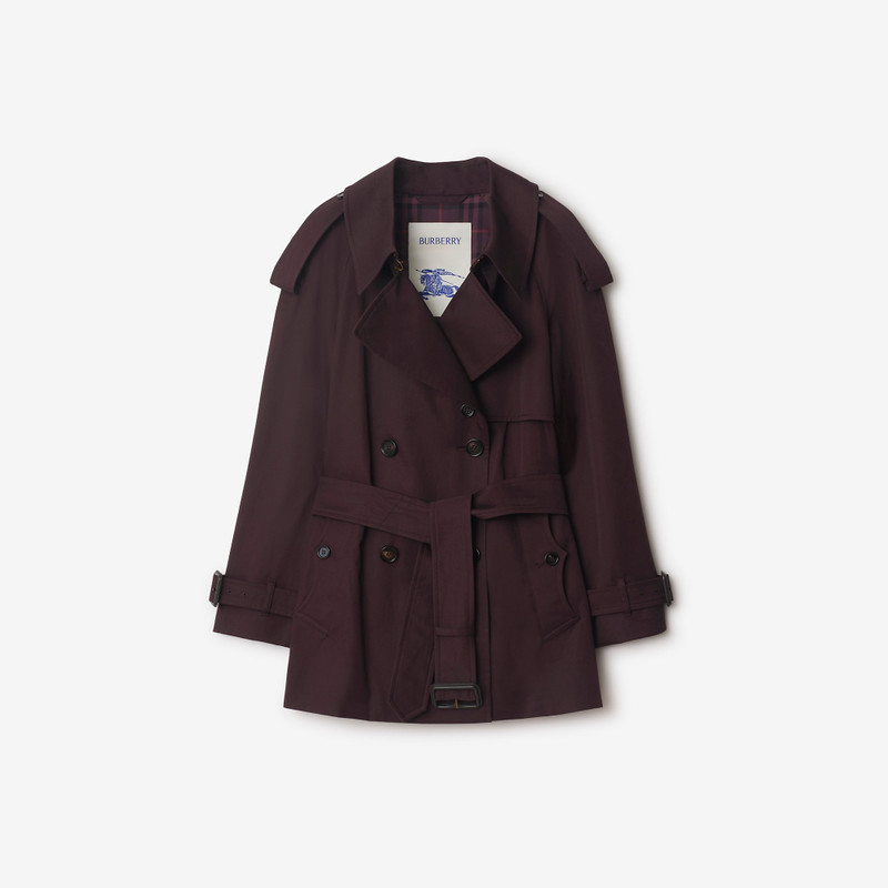 Short Gabardine Fitzrovia Trench Coat 1