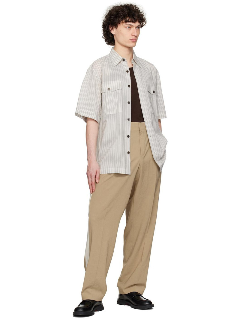 HUGO Beige Flips252F1 Trousers outlook