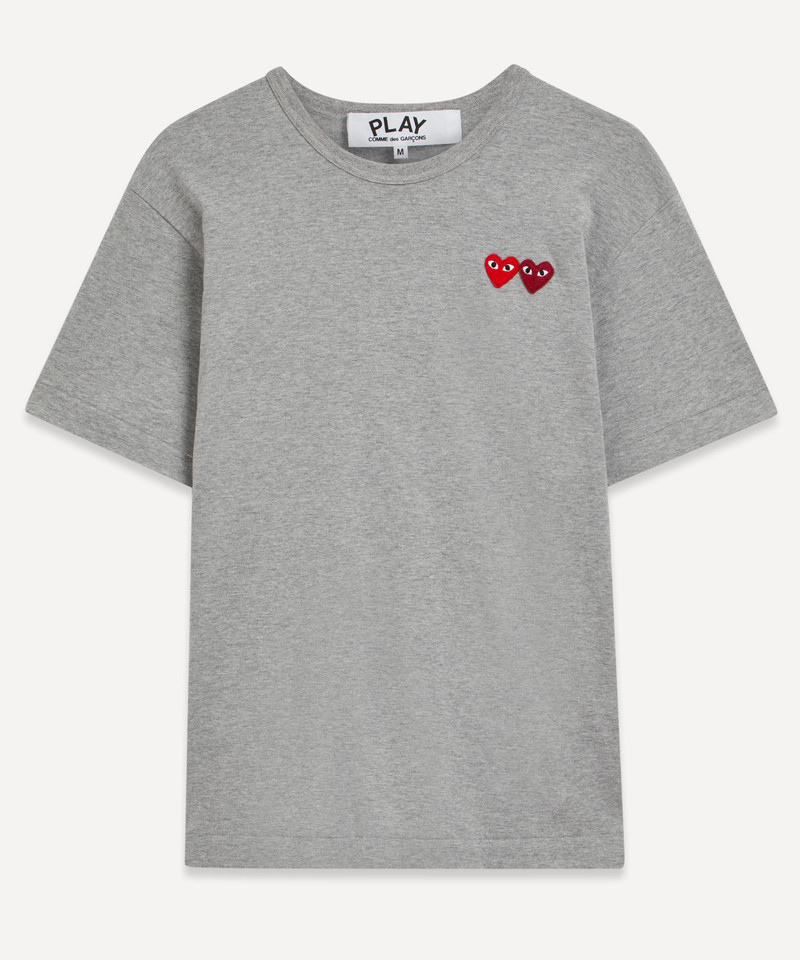 Double Heart Badge T-Shirt - 1