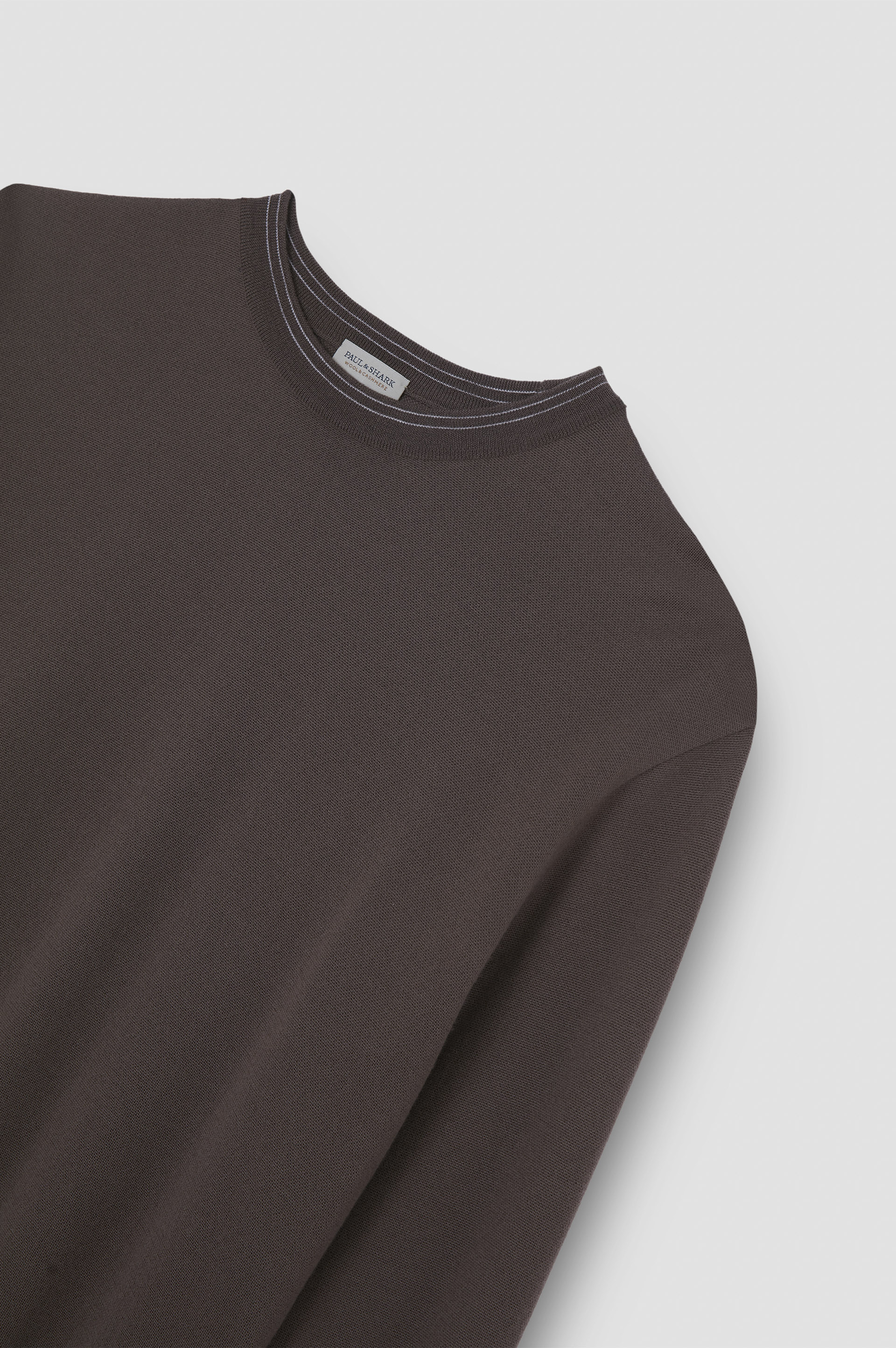 WOOL AND CASHMERE CREWNECK SWEATER - 5