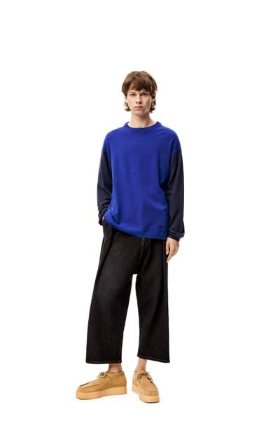 Loewe Colour block sweater in wool and cashmere outlook