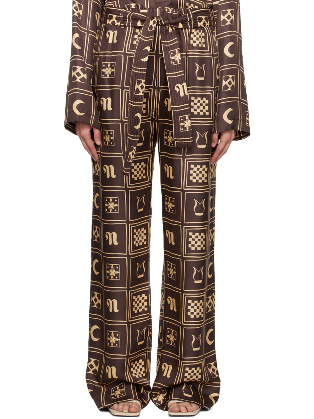 Brown Jadine Trousers - 1