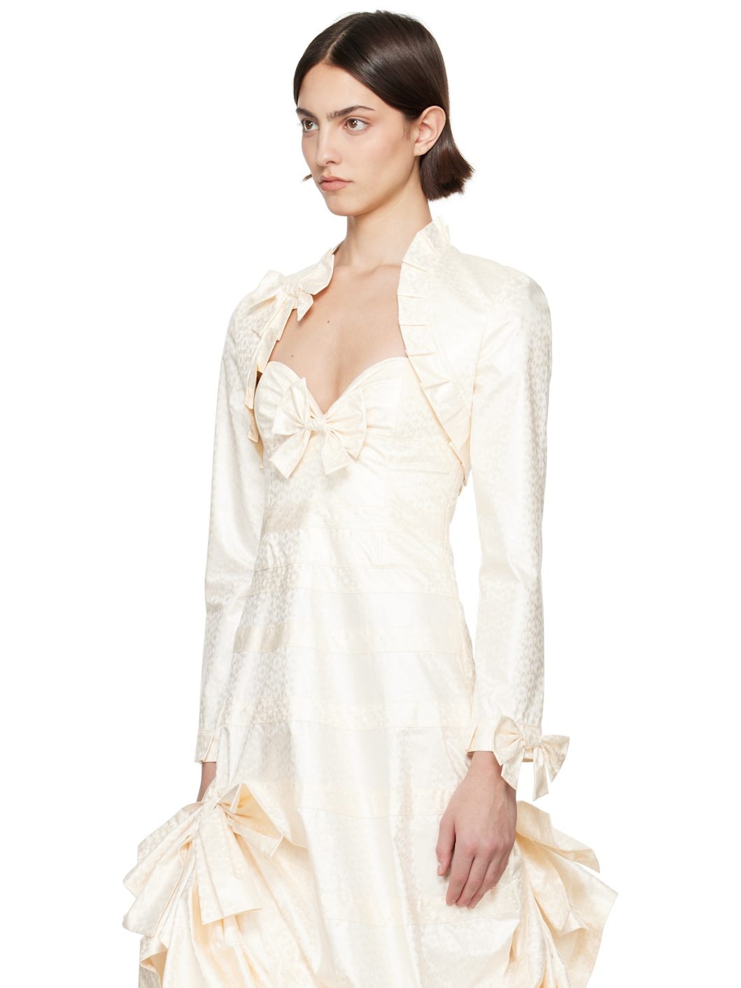SSENSE Exclusive Bridal Capsule Bolero Cardigan - 4