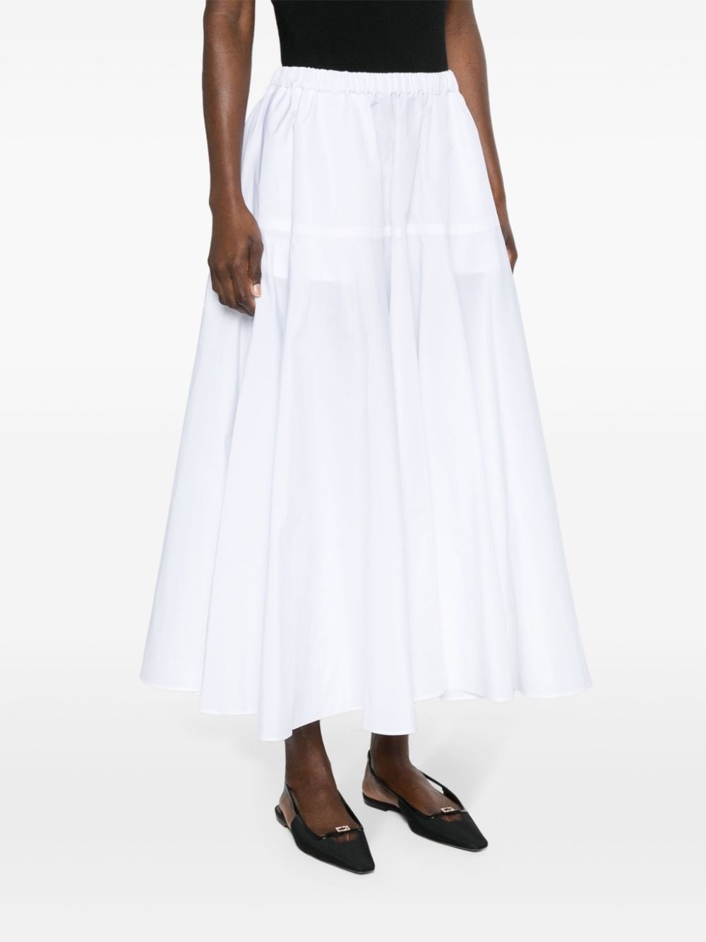 faille maxi skirt - 3