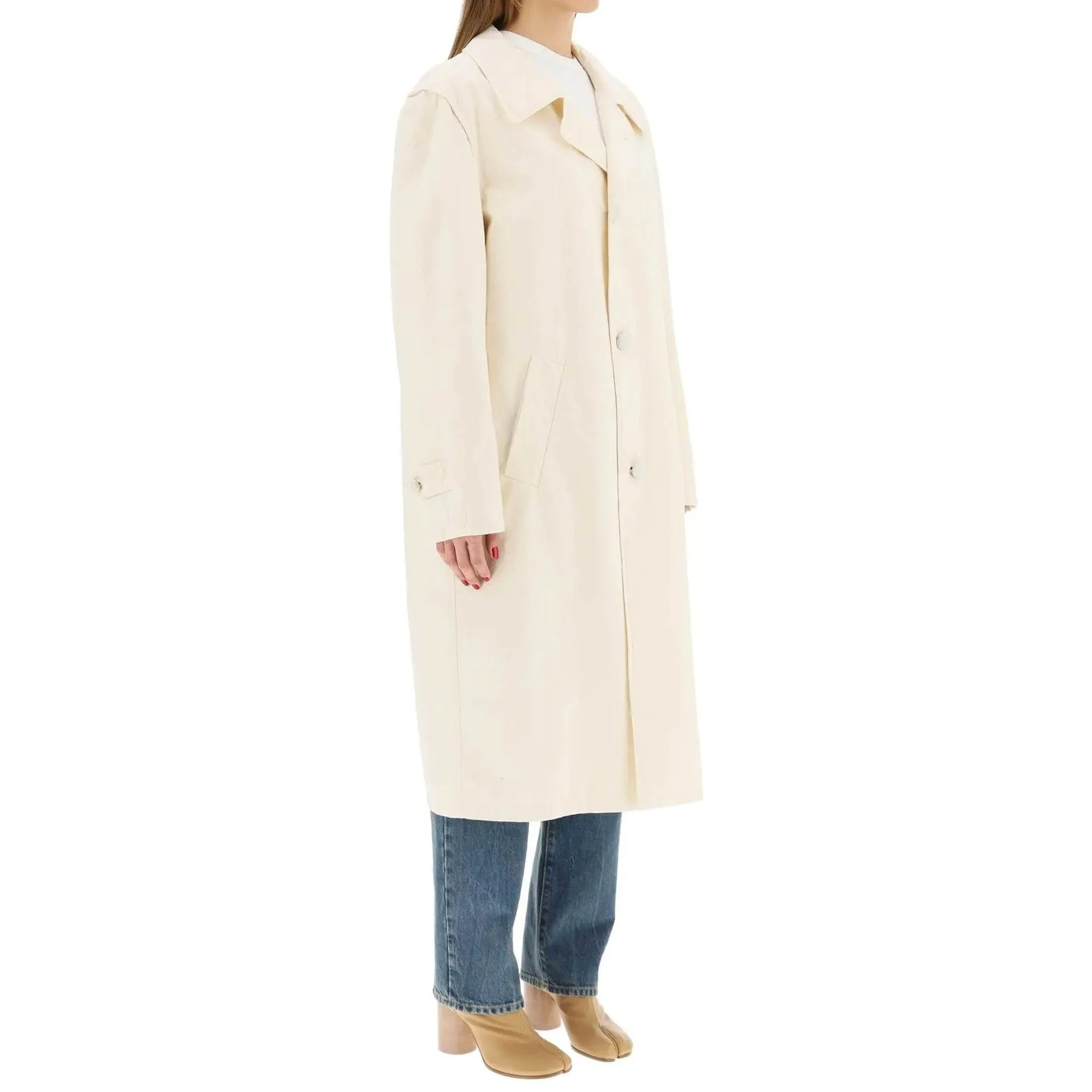 Cotton Coat White - 1