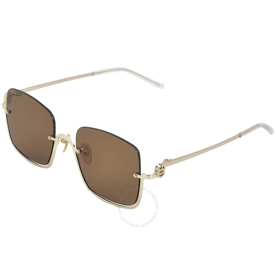 Gucci Brown Square Ladies Sunglasses GG1279S 002 54 - 4