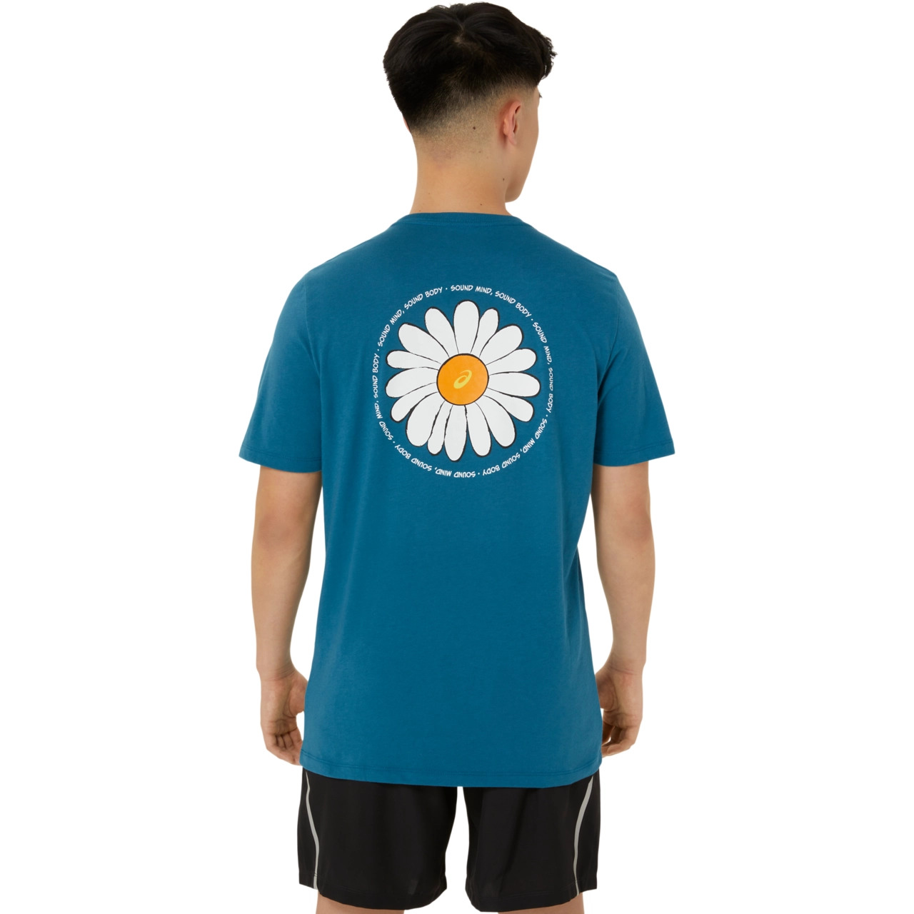 UNISEX ASICS DAISY BACK PRINT SHORT SLEEVE TEE - 2