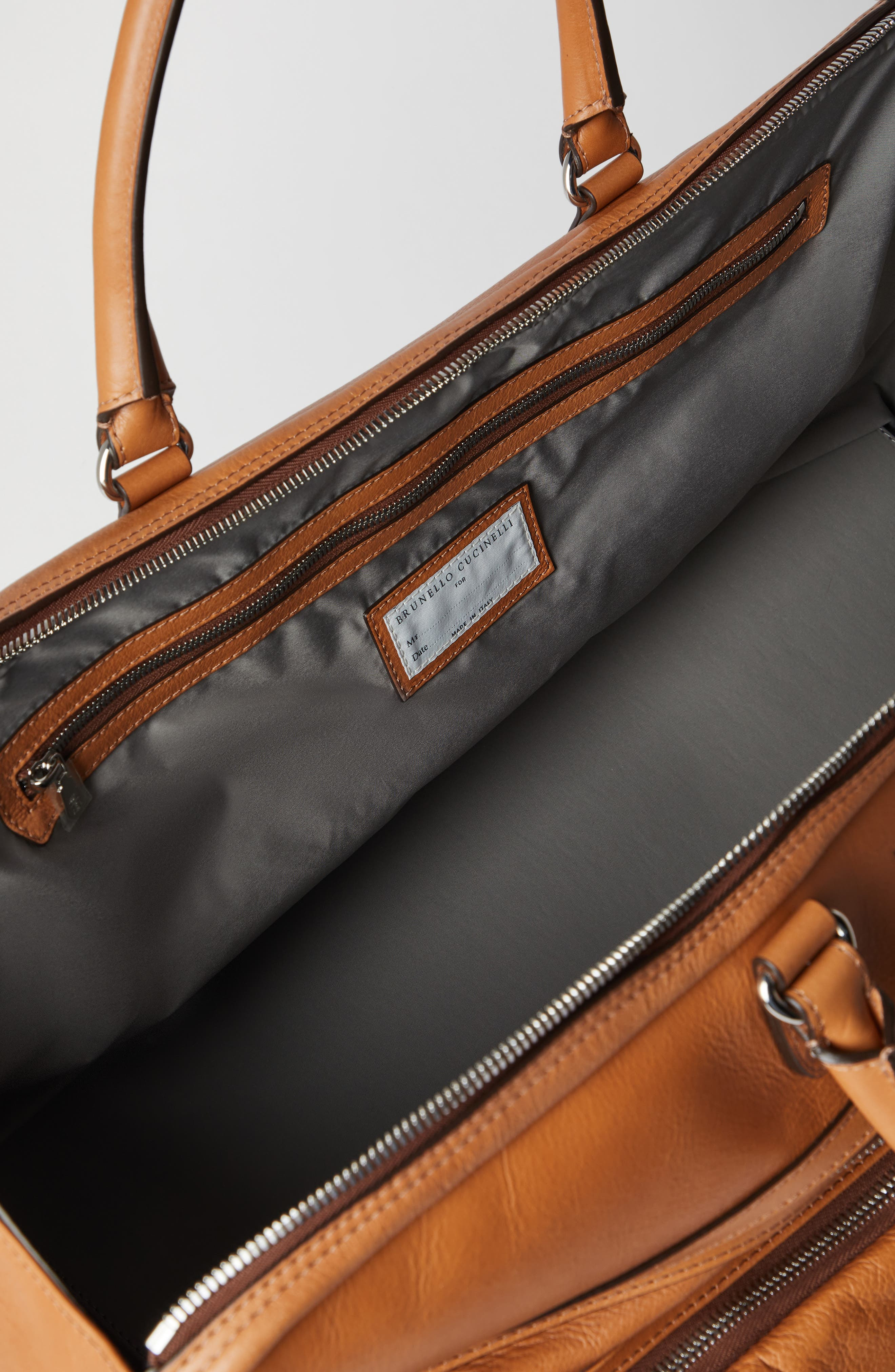 Brunello Cucinelli Cowhide trolley bag in Natural at Nordstrom - 6