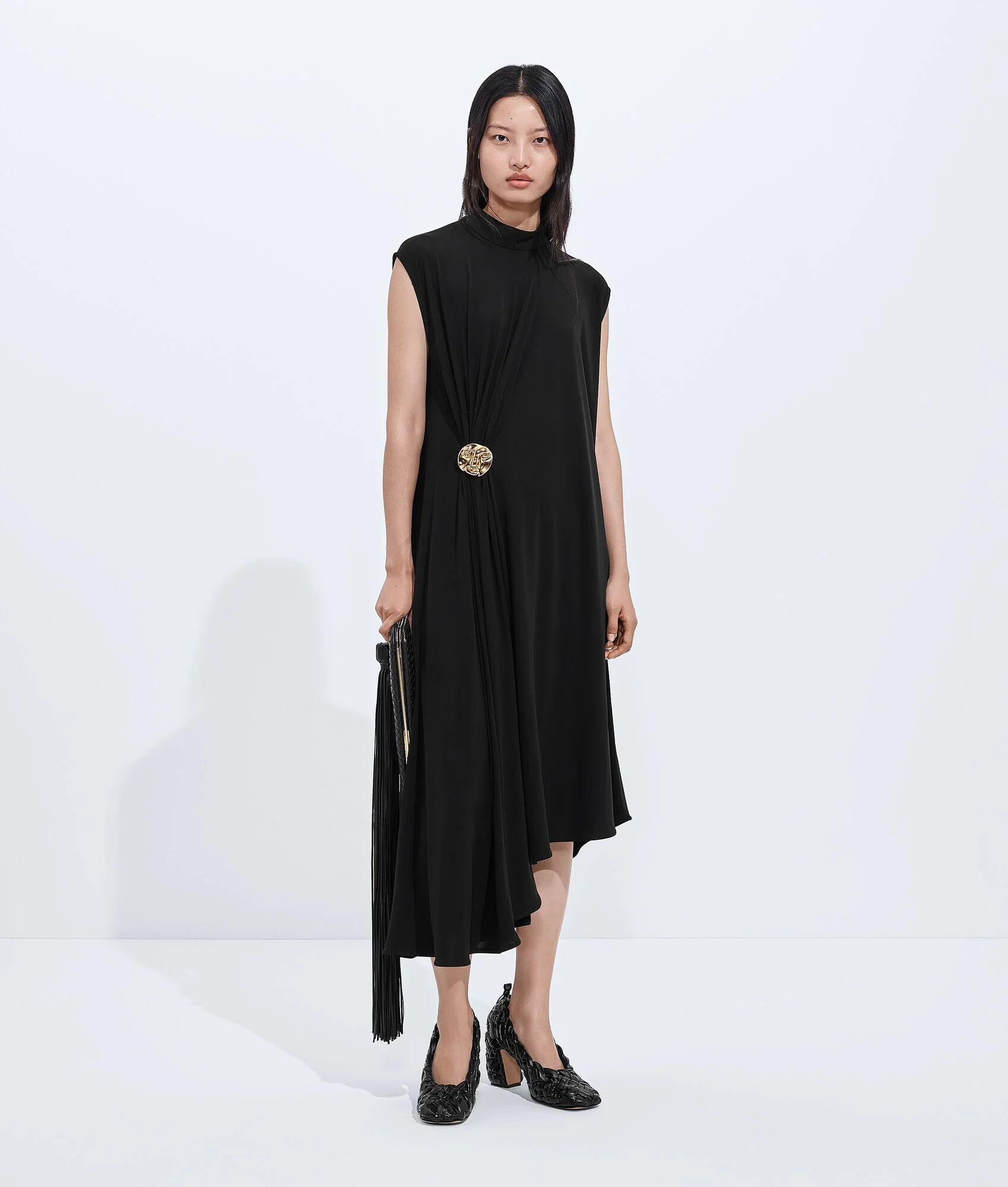 Crepe Viscose Jersey Dress - 1
