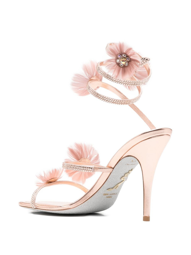 Jolenefloral-embellished sandals 3