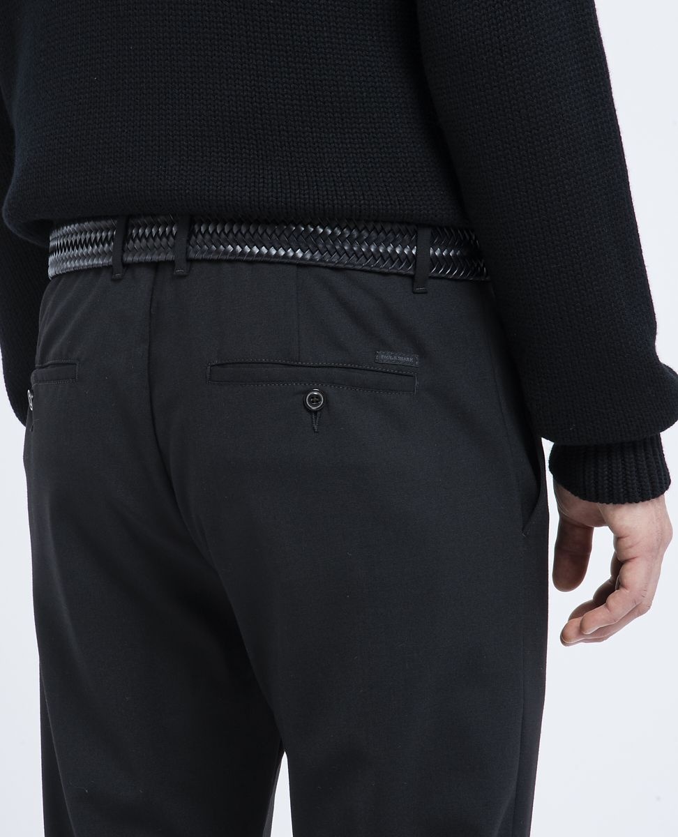 Tecnical wool Trousers with drawstring - 5