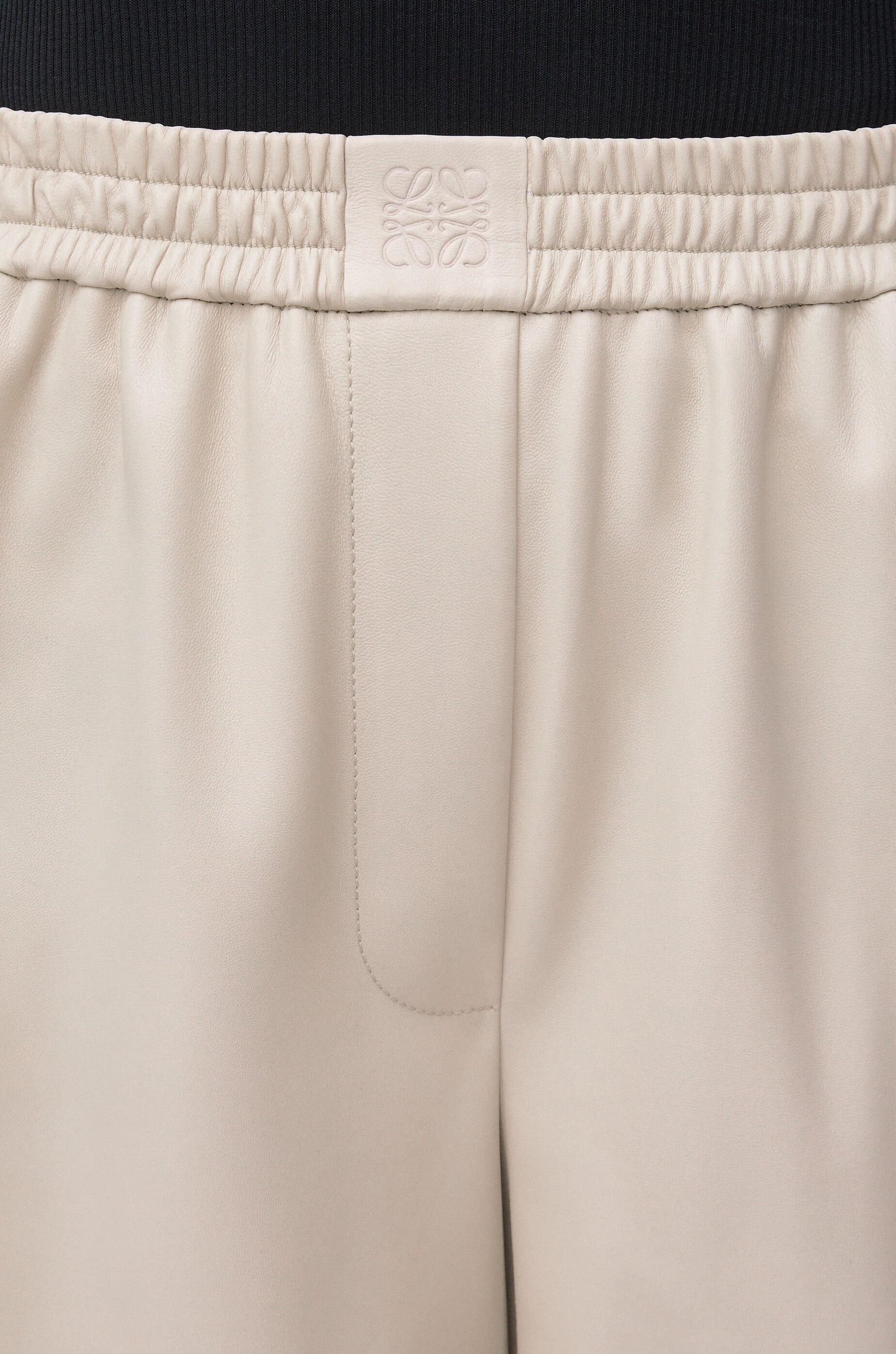 Cropped trousers in nappa lambskin - 5