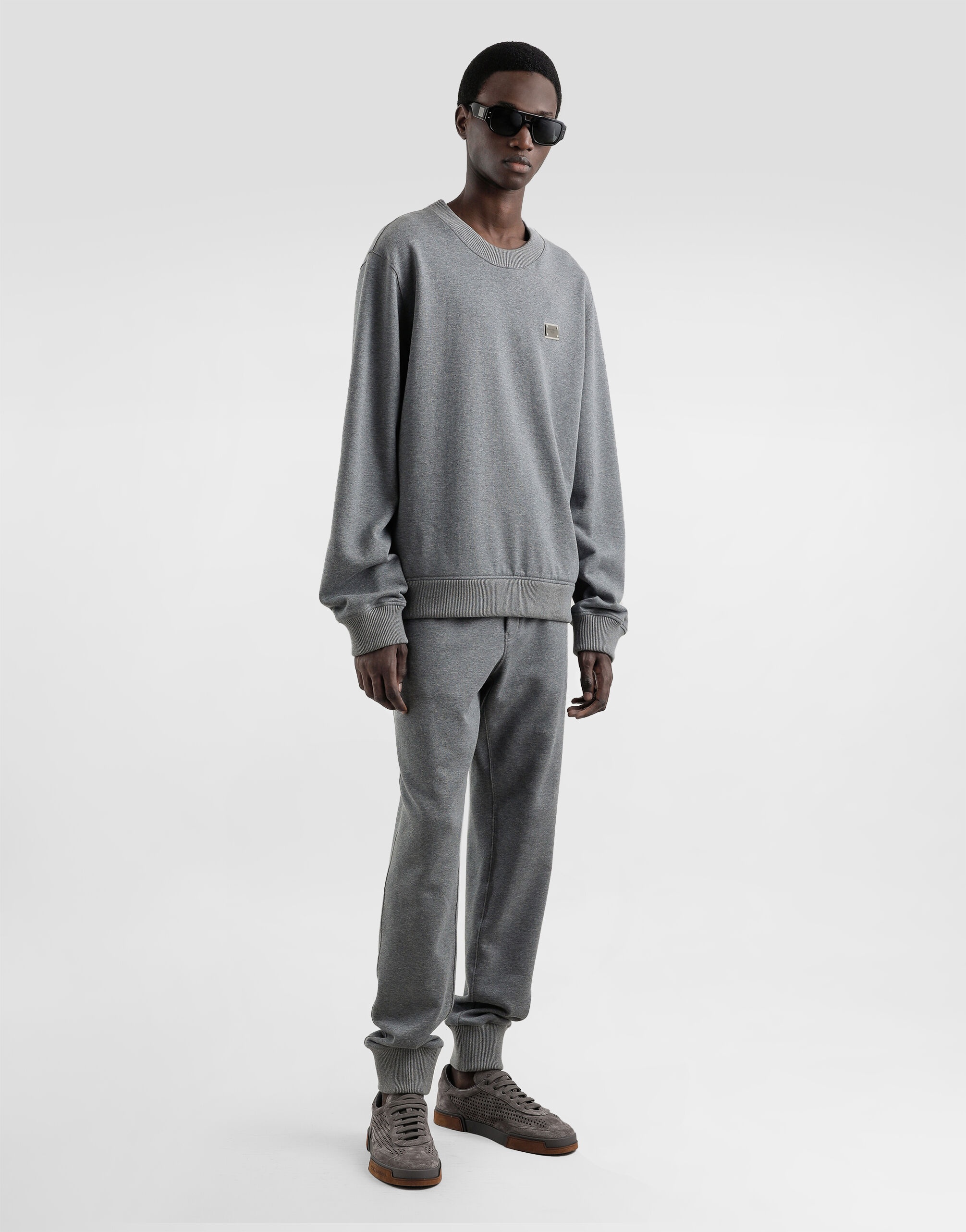 Cotton sweatshirt with tag - 2