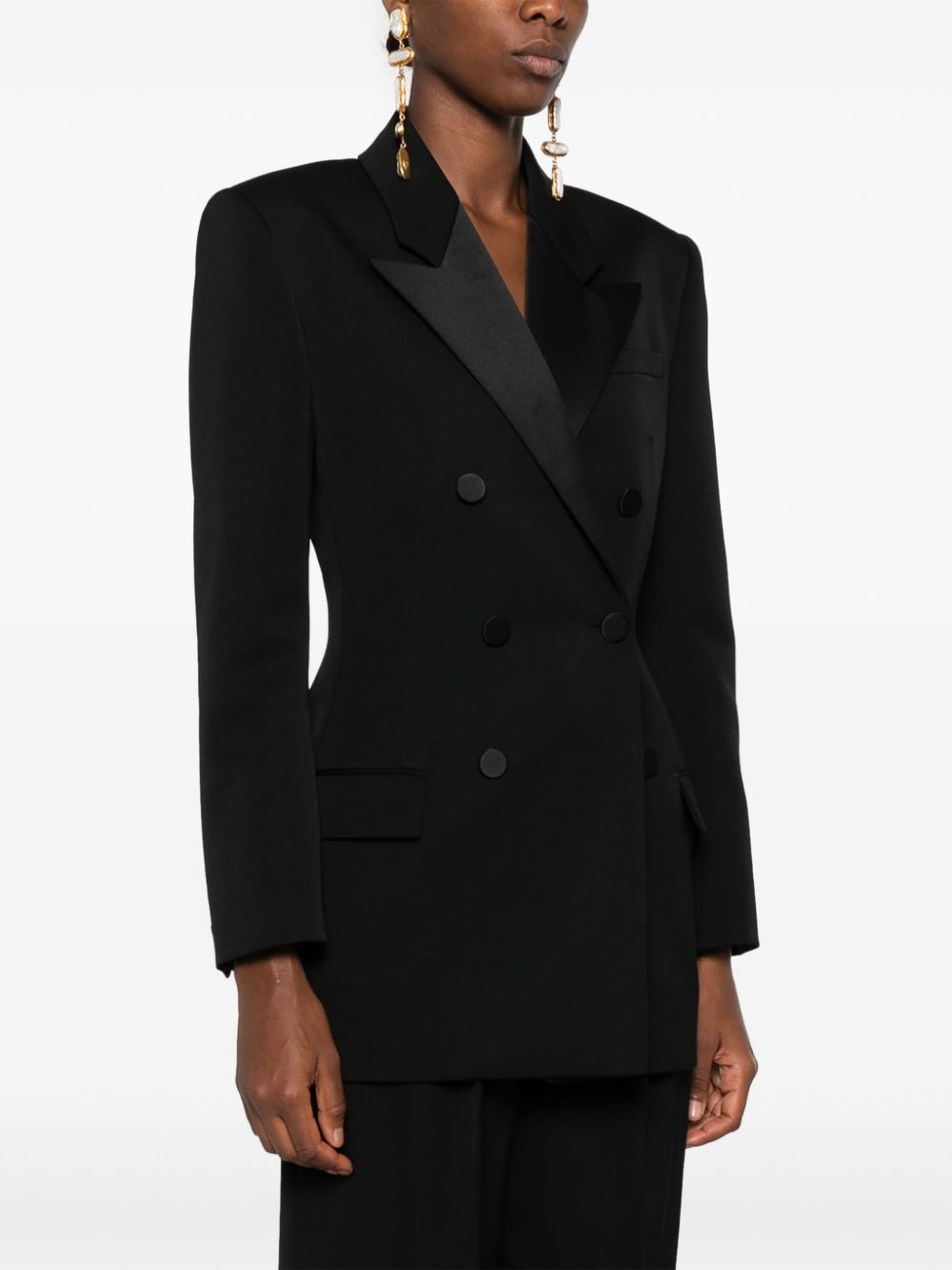 wool blazer - 3