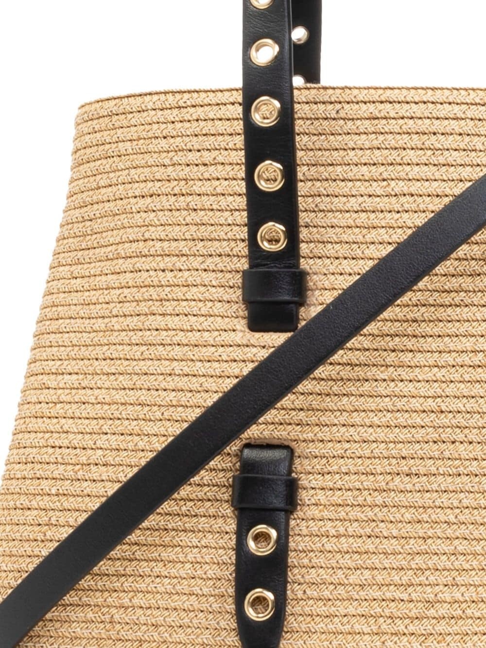 Mina 25 straw tote bag - 6