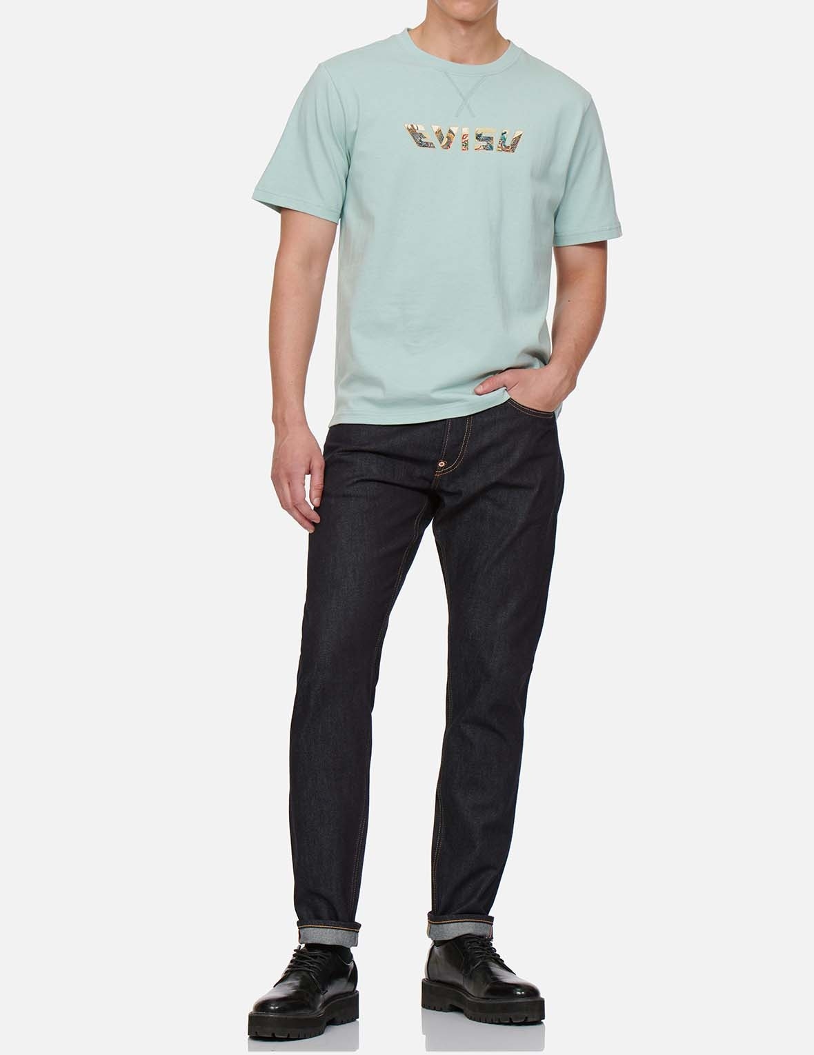 DRAGON EMBROIDERED CARROT FIT JEANS #2017 - 5