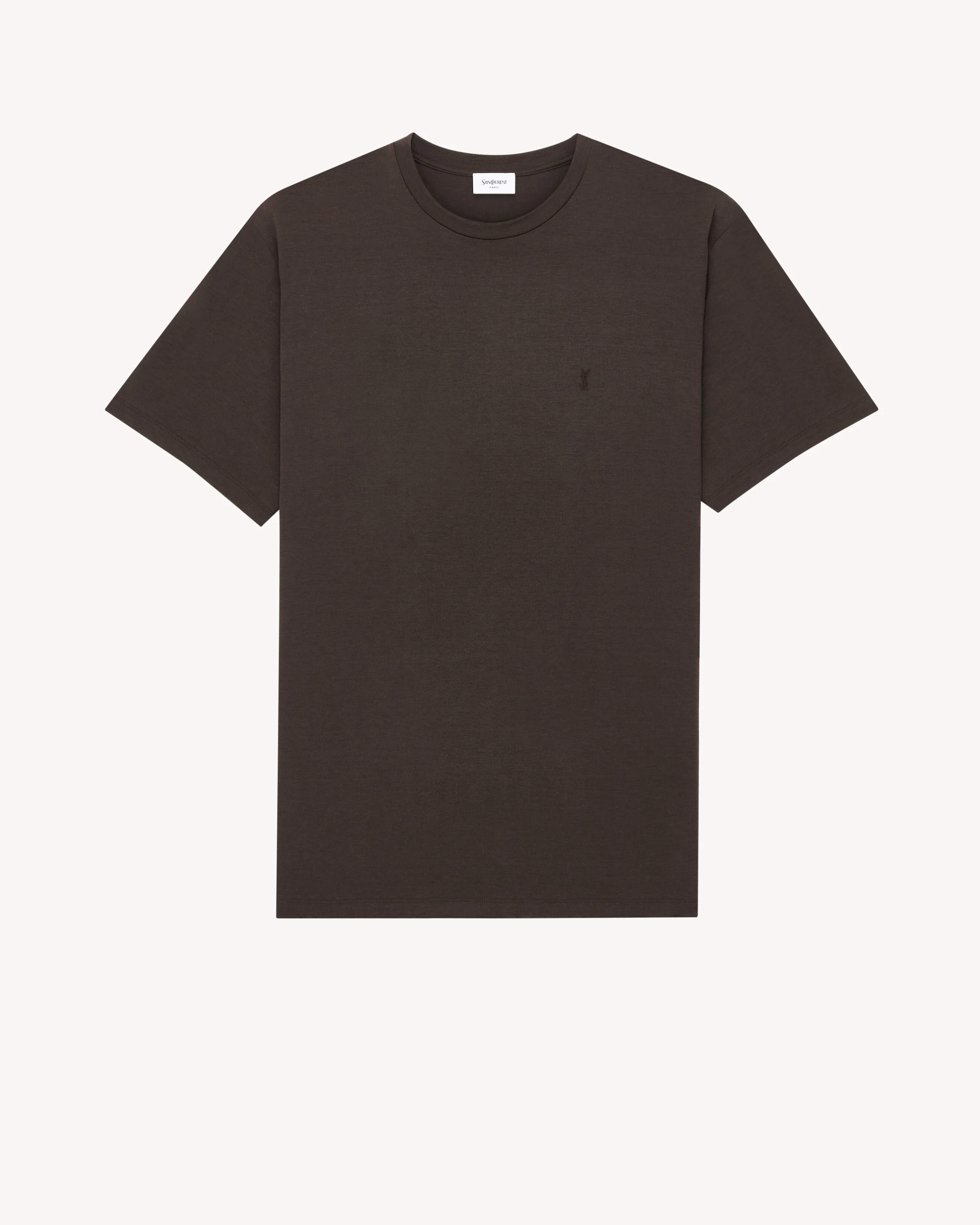 CASSANDRE T-SHIRT IN SILK AND COTTON - 1