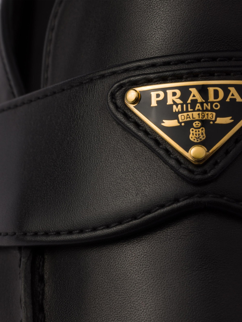 Women's Leather Mules - Black 4