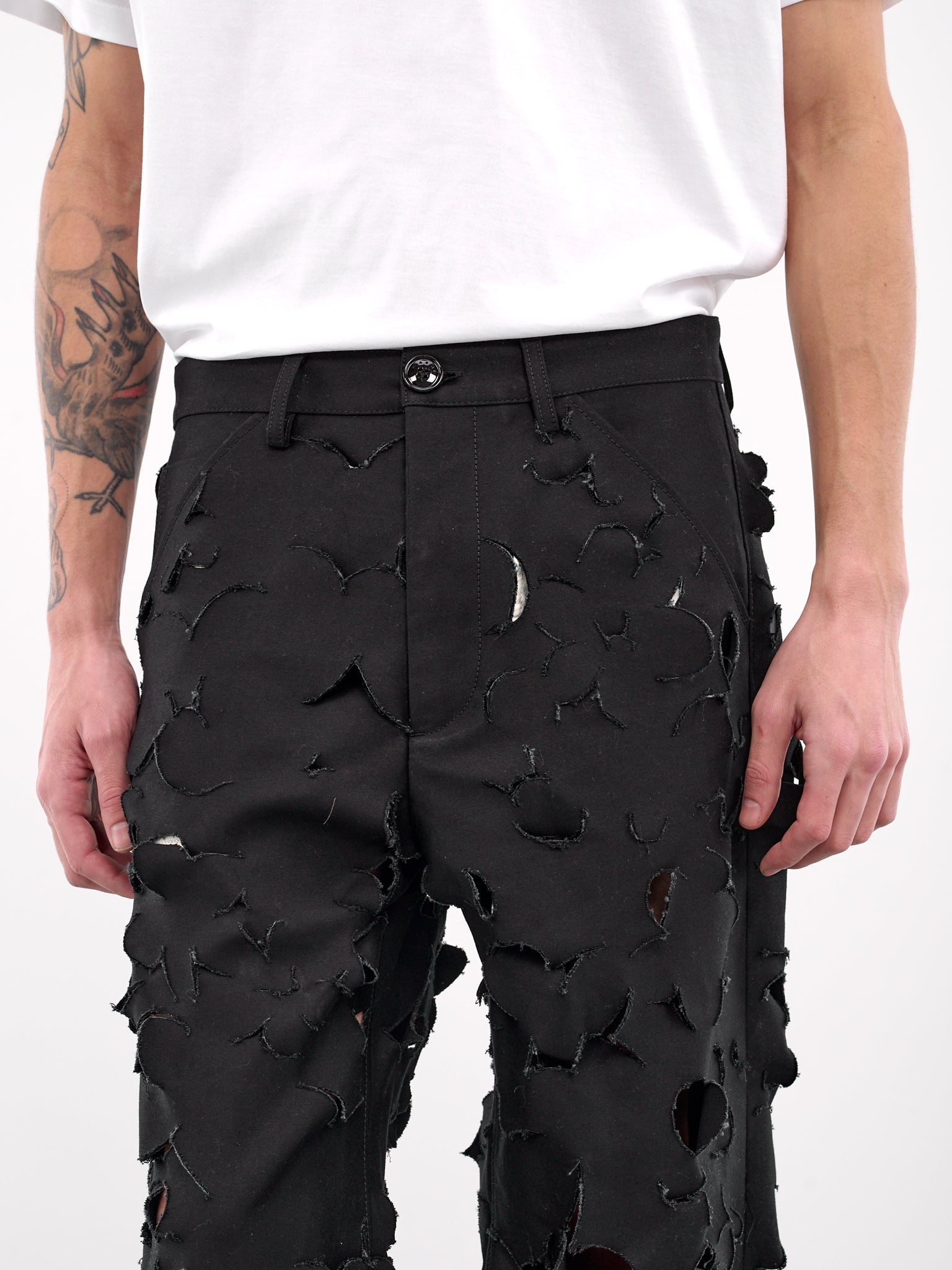Laser Cut Trousers - 4