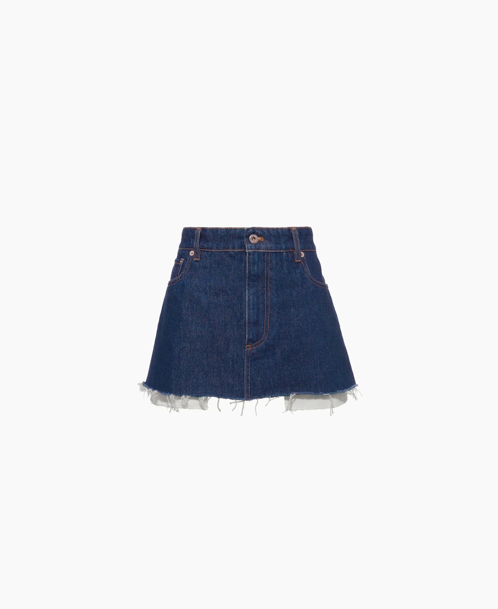 Denim mini-skirt - 1