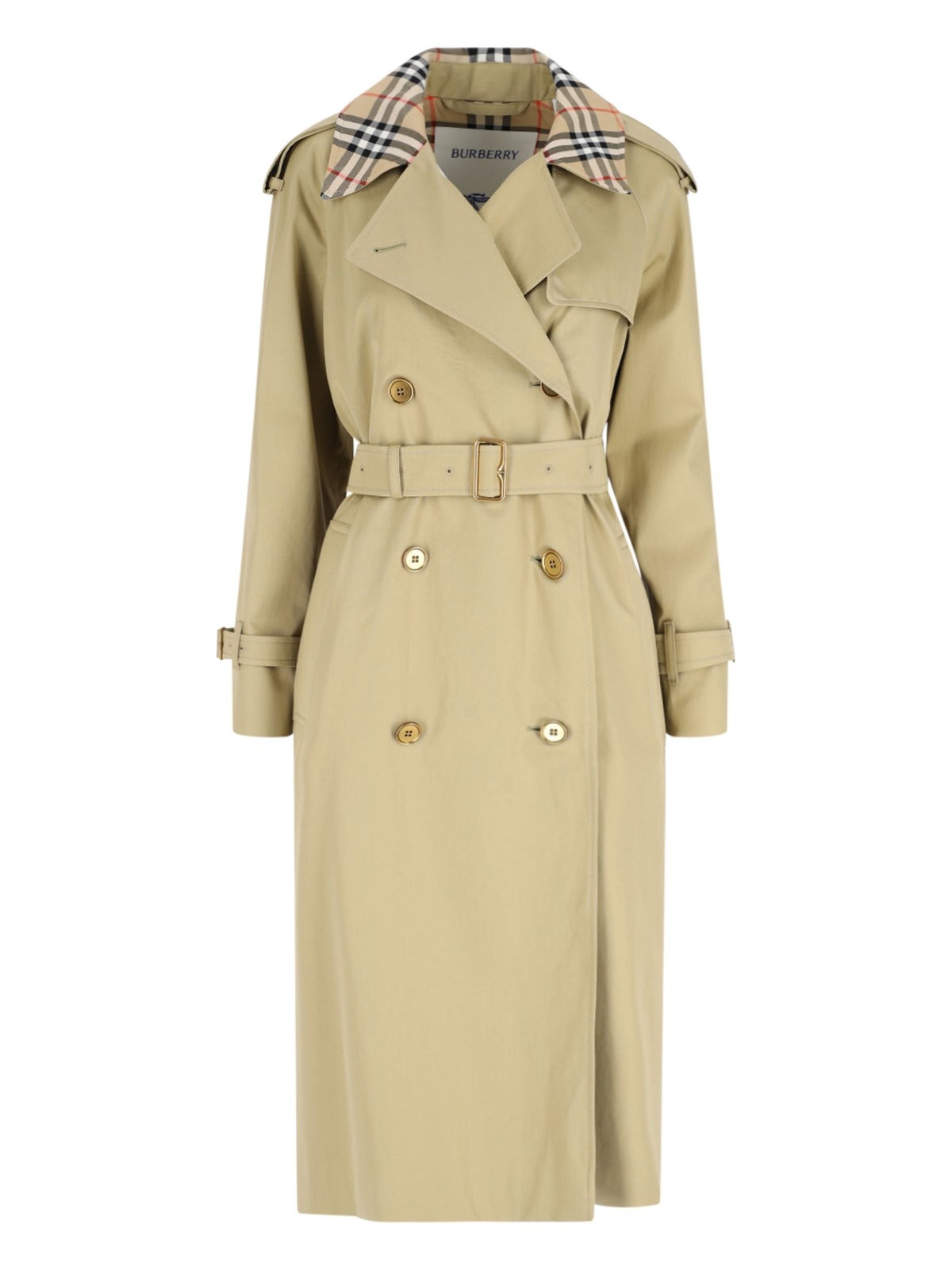 DOUBLE-BREASTED TRENCH COAT - 1