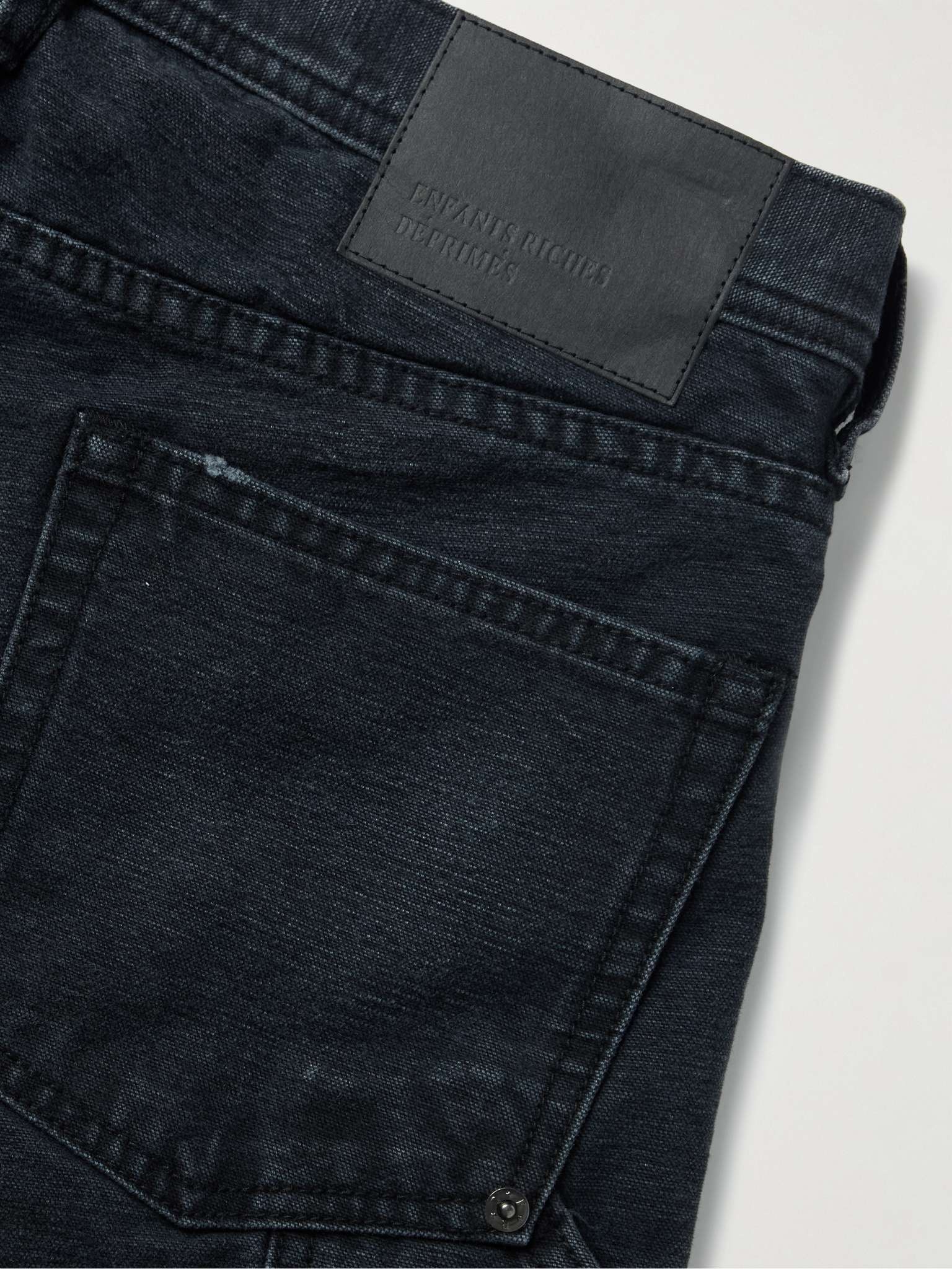 Panelled Straight-Leg Distressed Jeans - 5