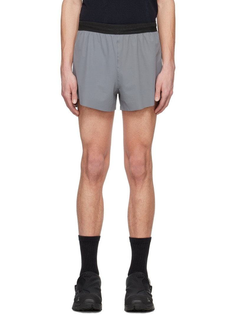 Gray Training Shorts - 1