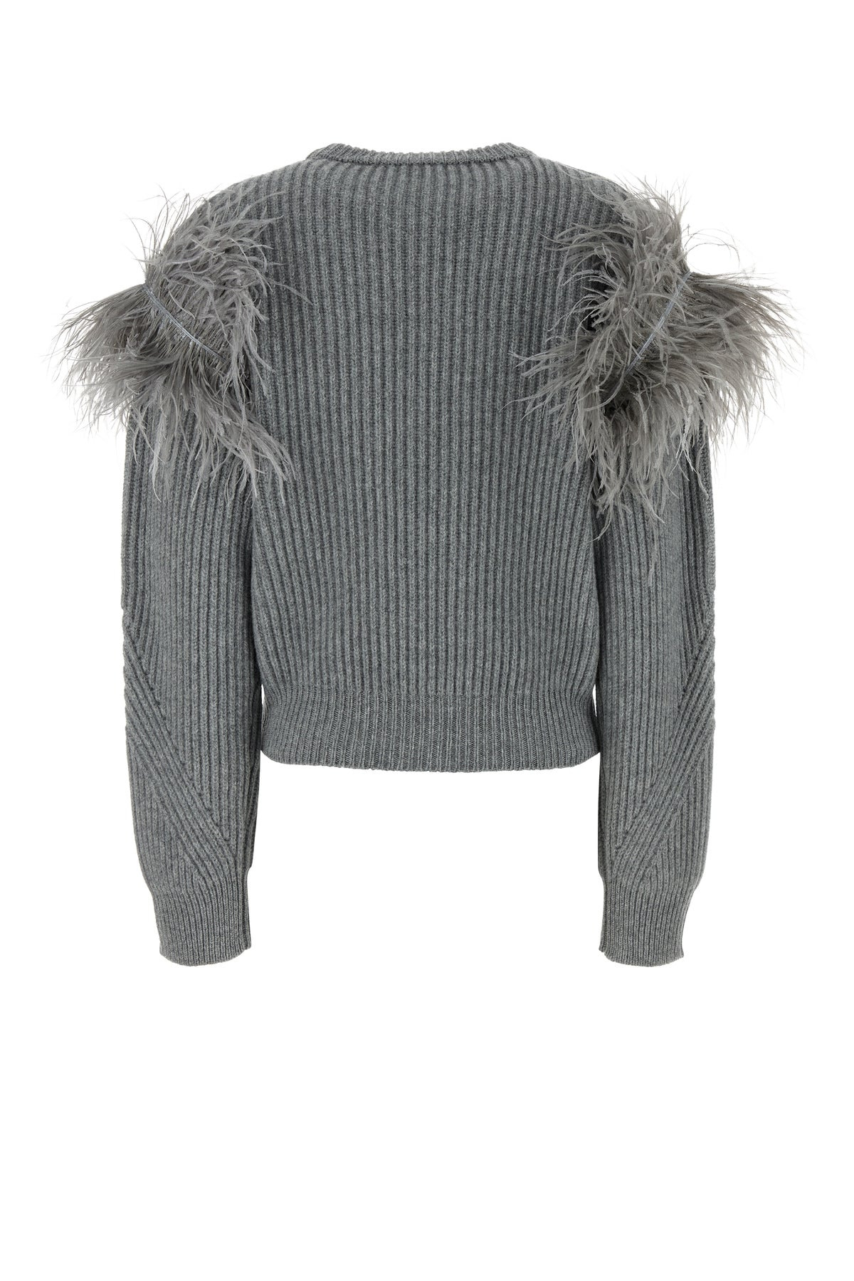 Grey wool sweater - 2