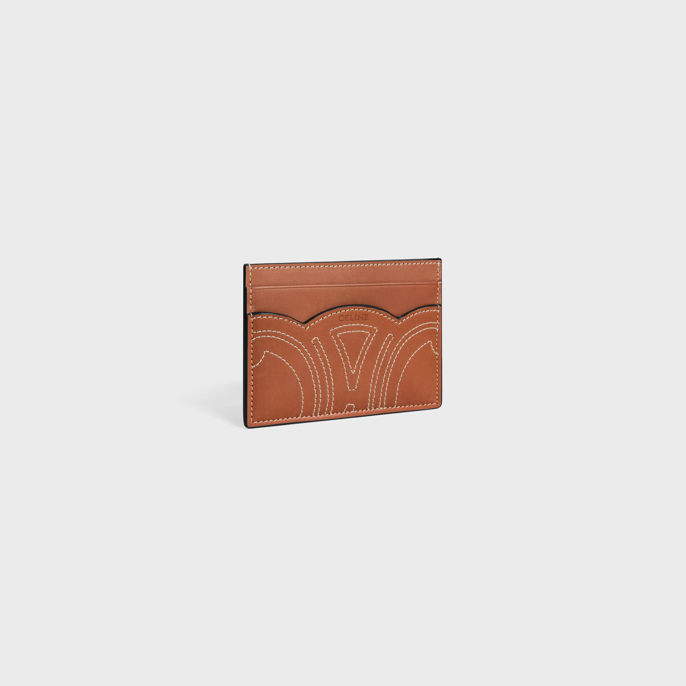 CARD HOLDER IN Natural calfskin - 2