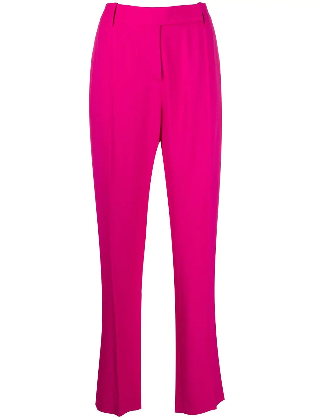 mid-rise straight trousers - 1