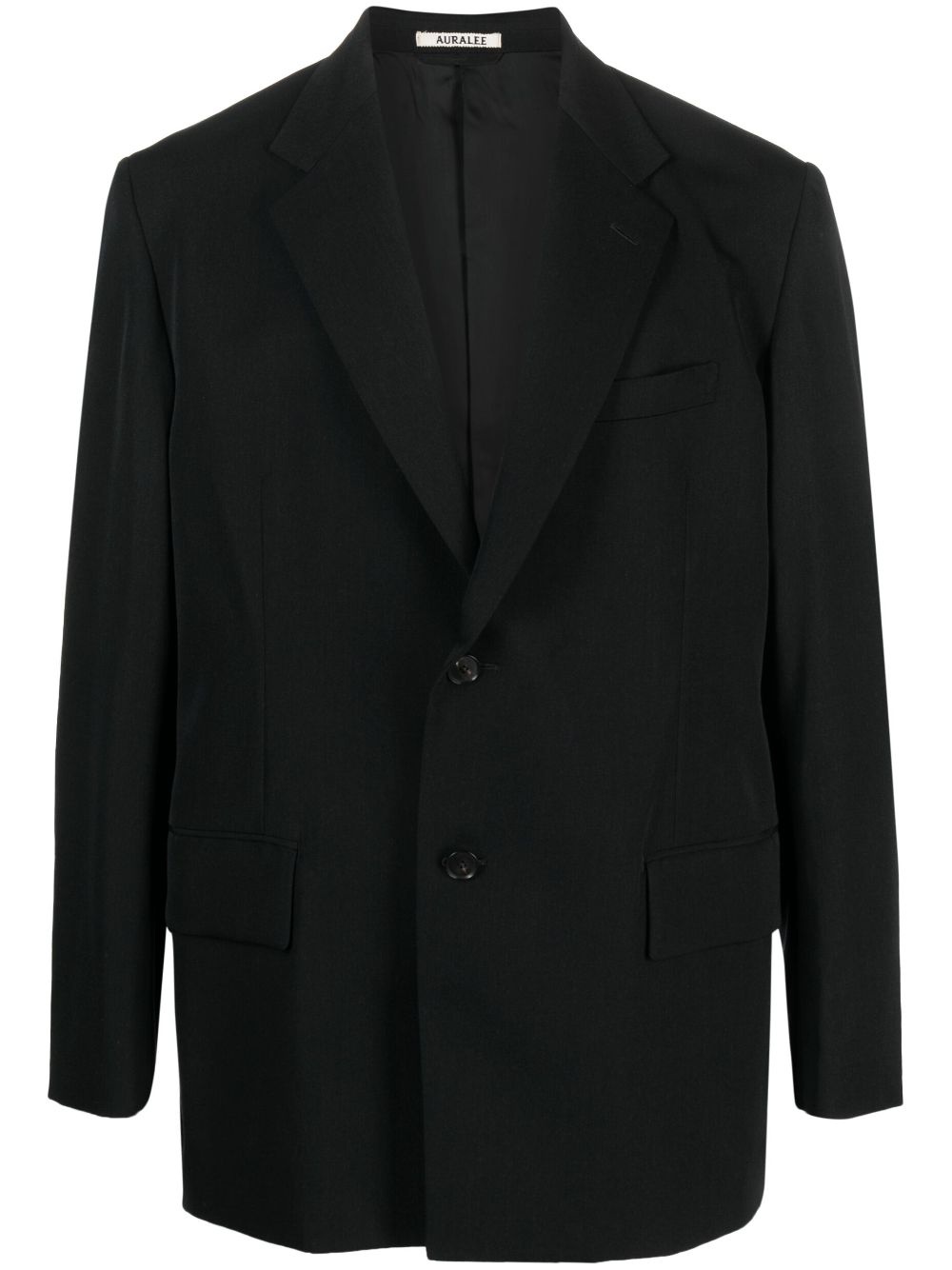 single-breasted wool blazer - 1