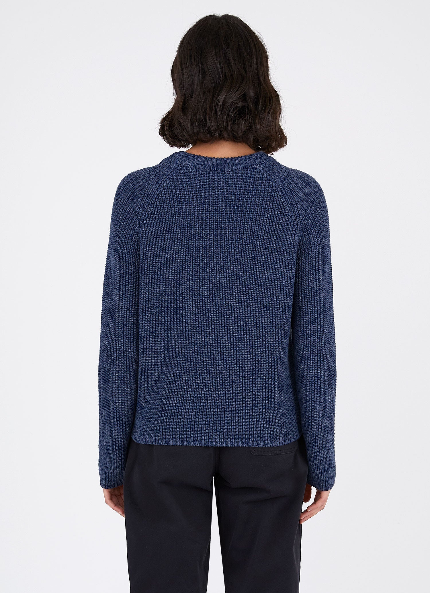 Cotton Boxy Crew Neck Jumper - 3
