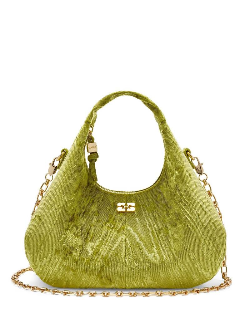 logo-plaque shoulder bag 1