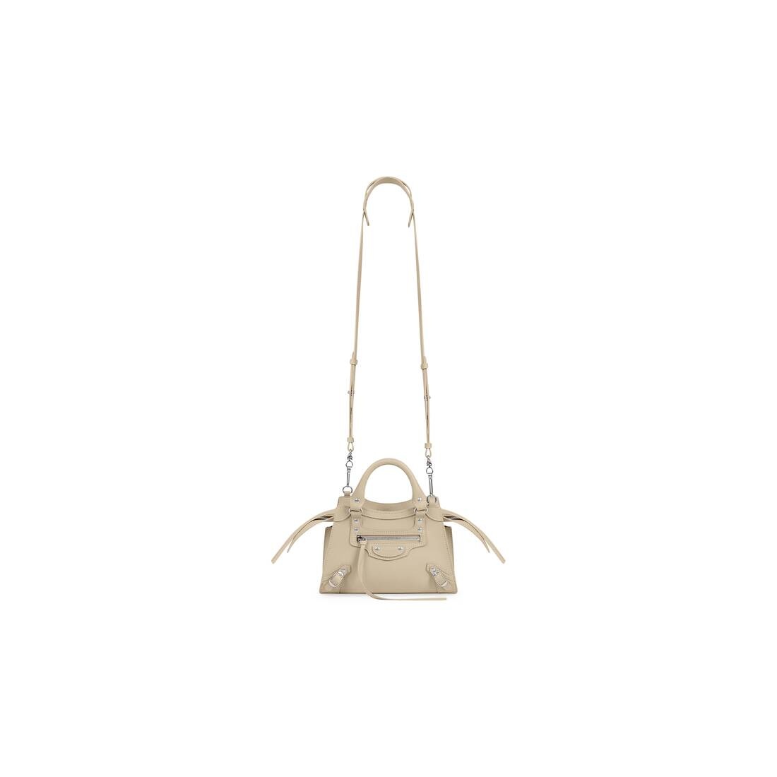 Women's Neo Classic Mini Handbag in Cream - 6
