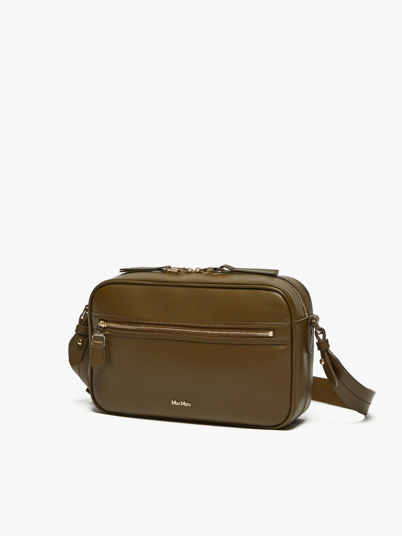 Max Mara NEWCAMERA Leather crossbody bag outlook