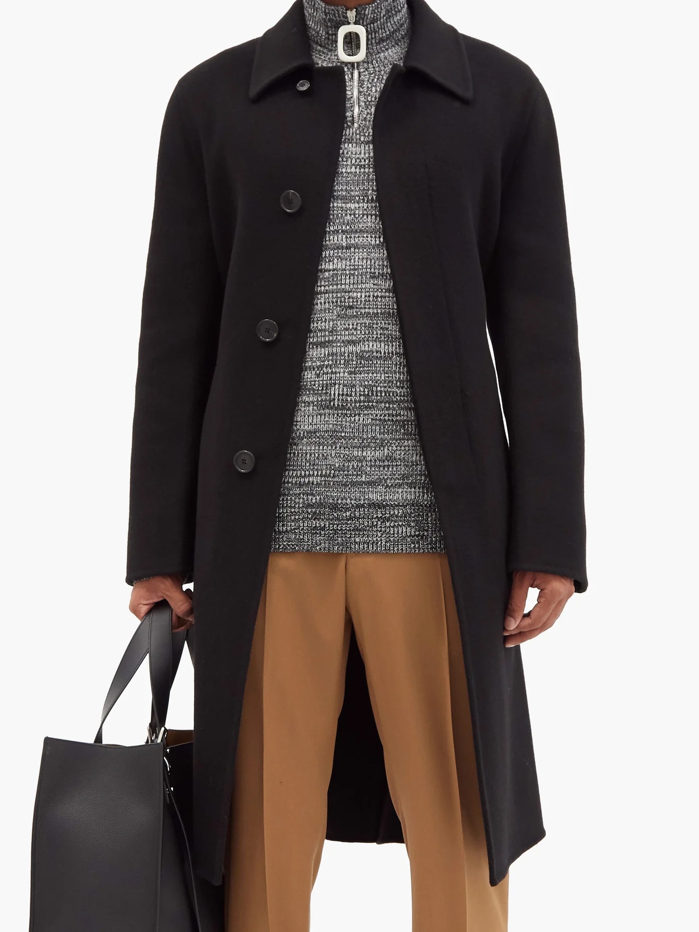 Wool and cashmere-blend overcoat - 2