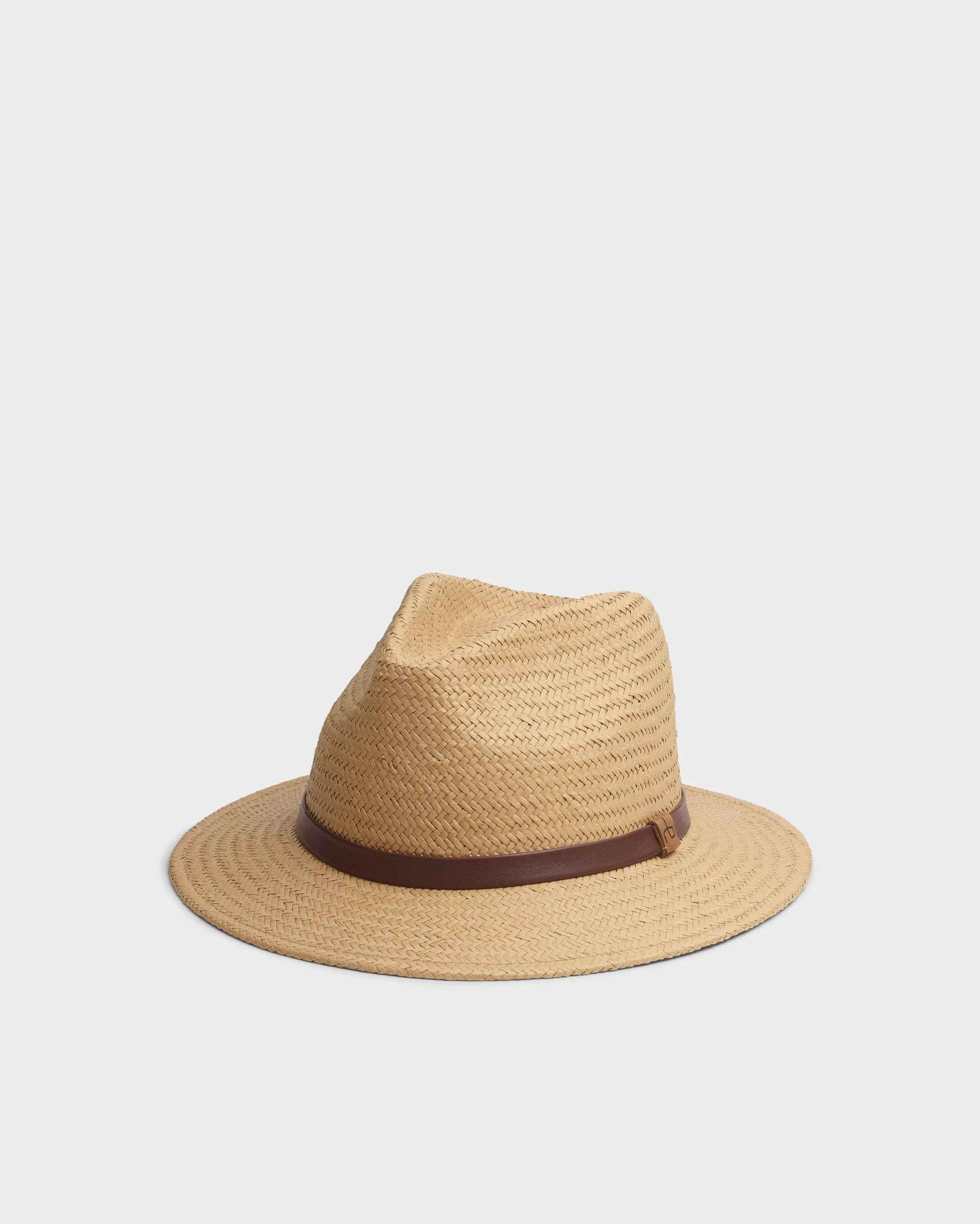 Packable Straw Fedora - 1