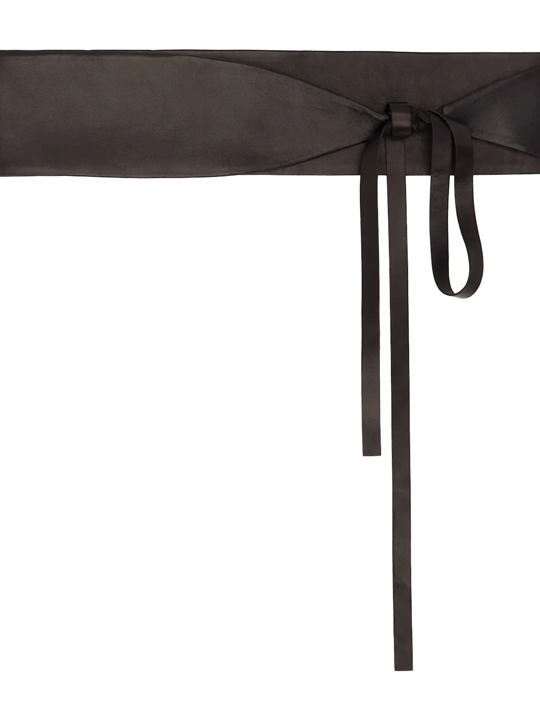 Brown Wide Wrap Belt - 1