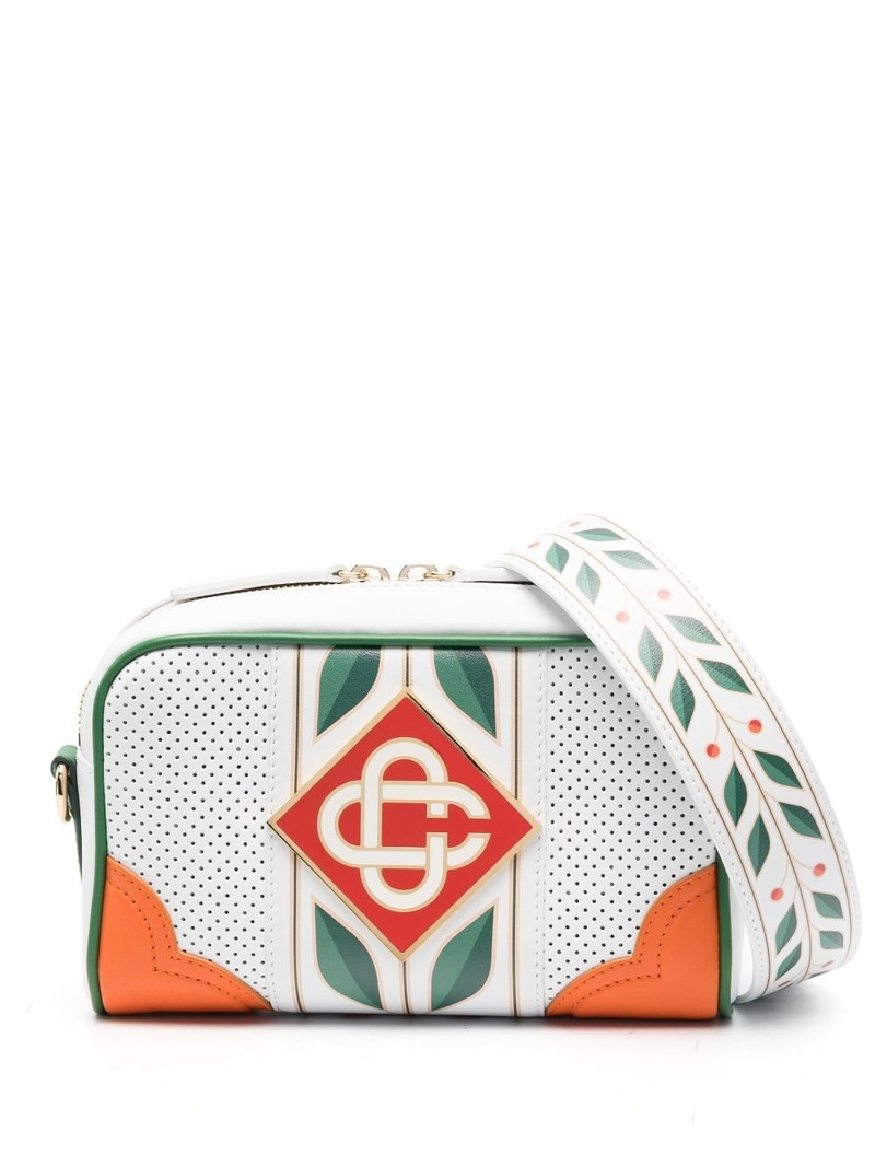 logo-print crossbody bag 1