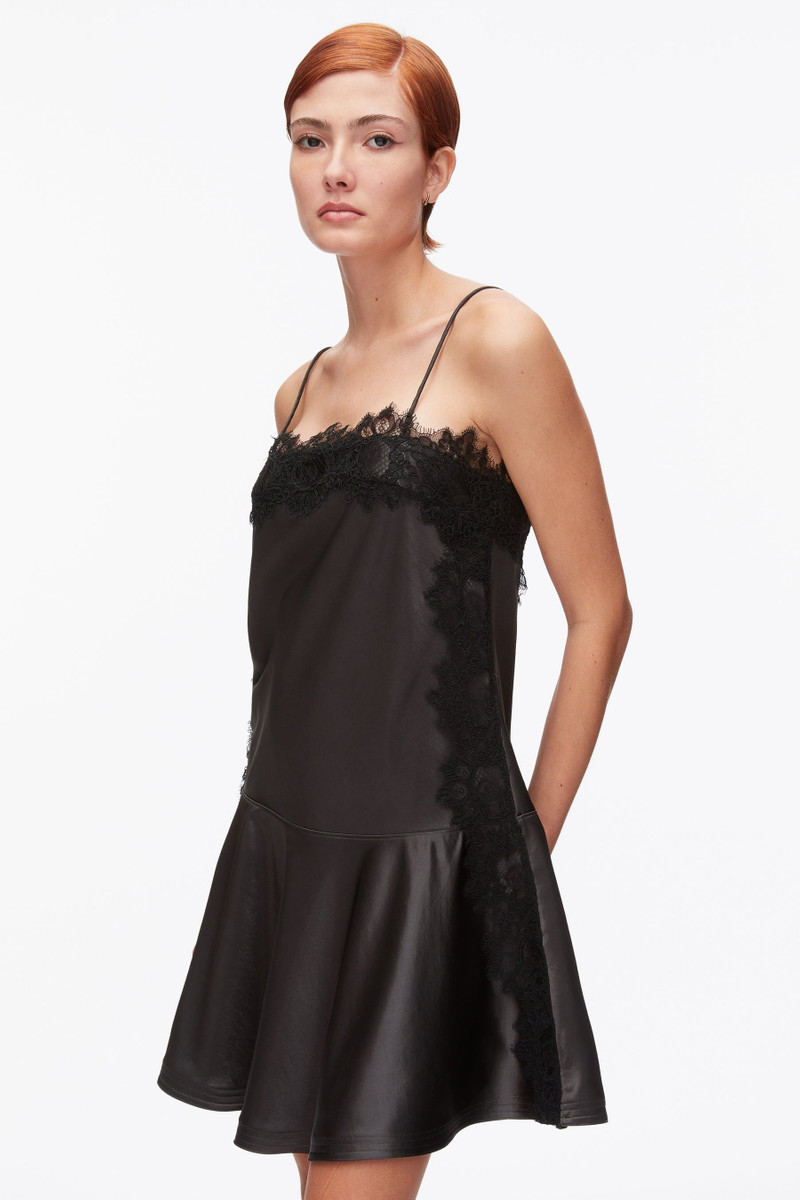 Cami Mini Dress with Lace Trim 5